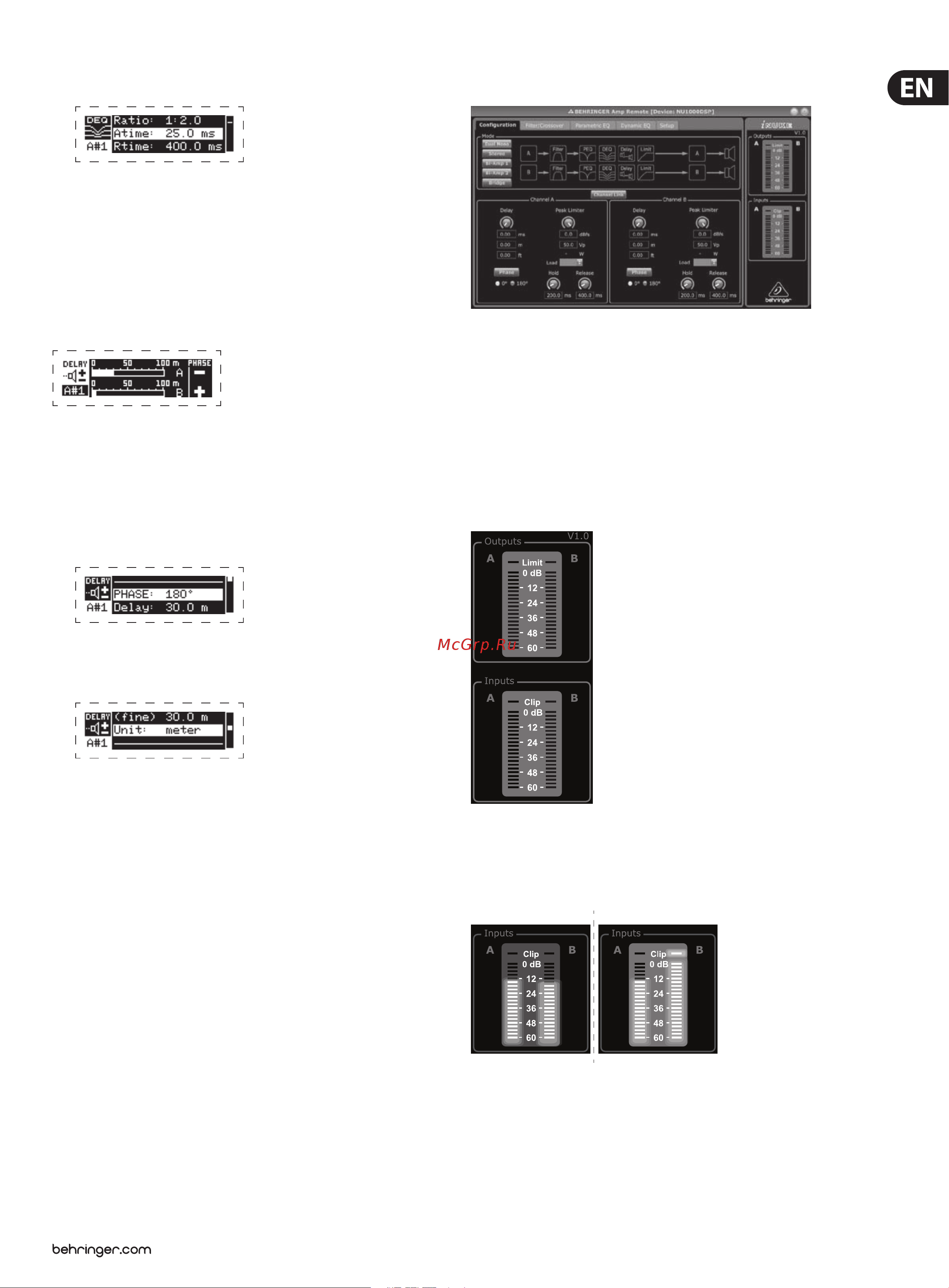 Behringer iNUKE NU6000DSP [9/22] Behringer amp remote software