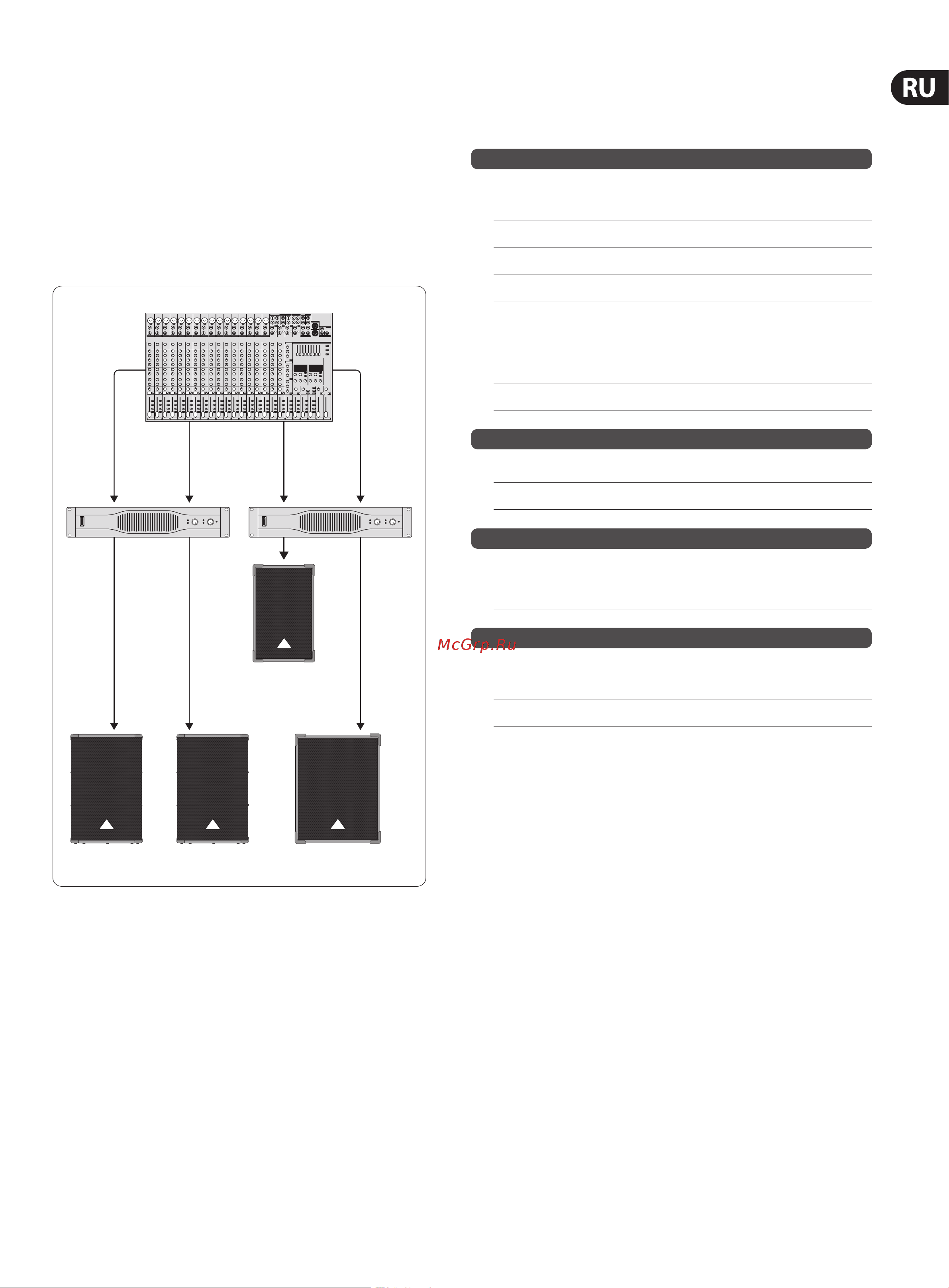 Behringer EUROLIVE PROFESSIONAL B1520 PRO [7/10] Пример использования