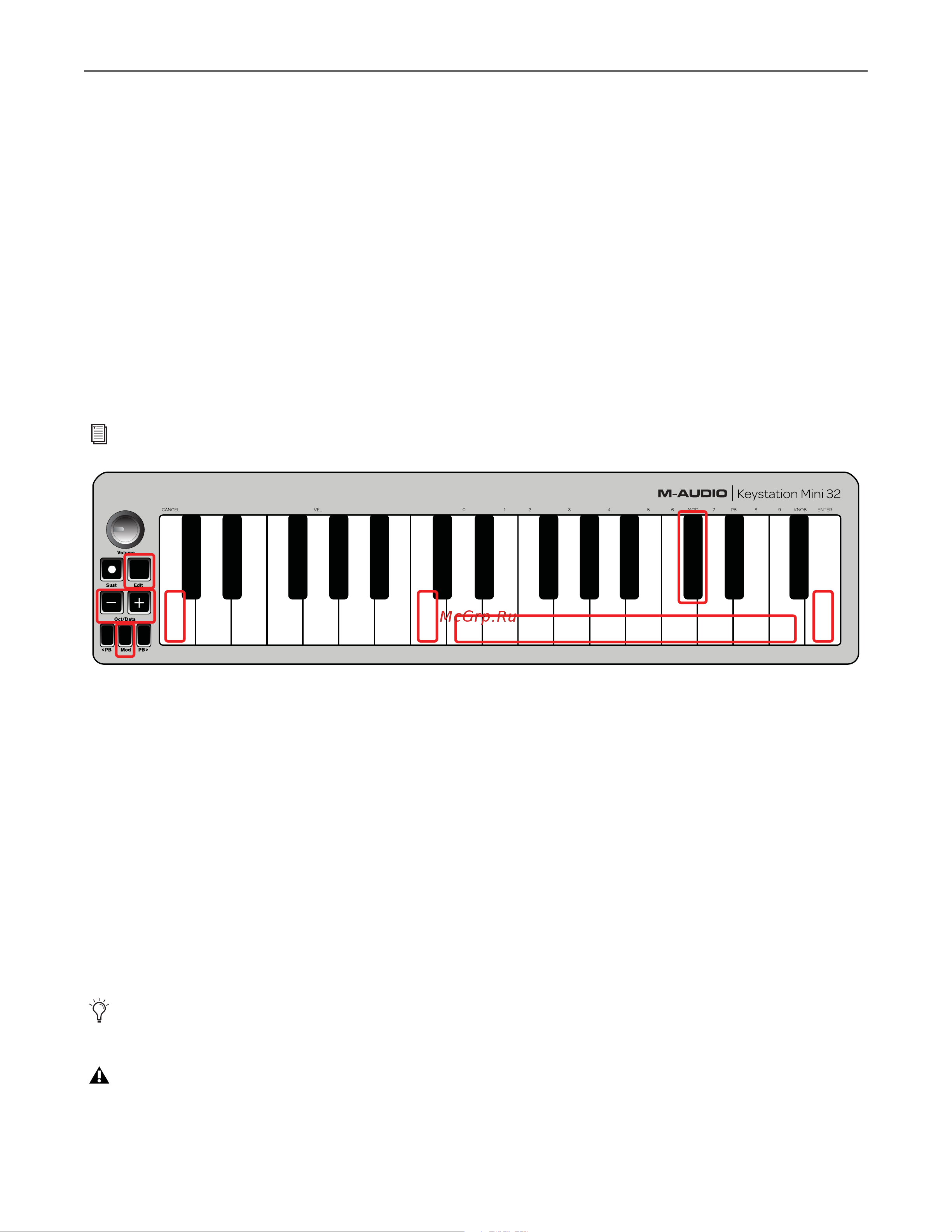 M-Audio Keystation Mini 32 [19/45] It is possible to assign other midi controls to the modulation button such as