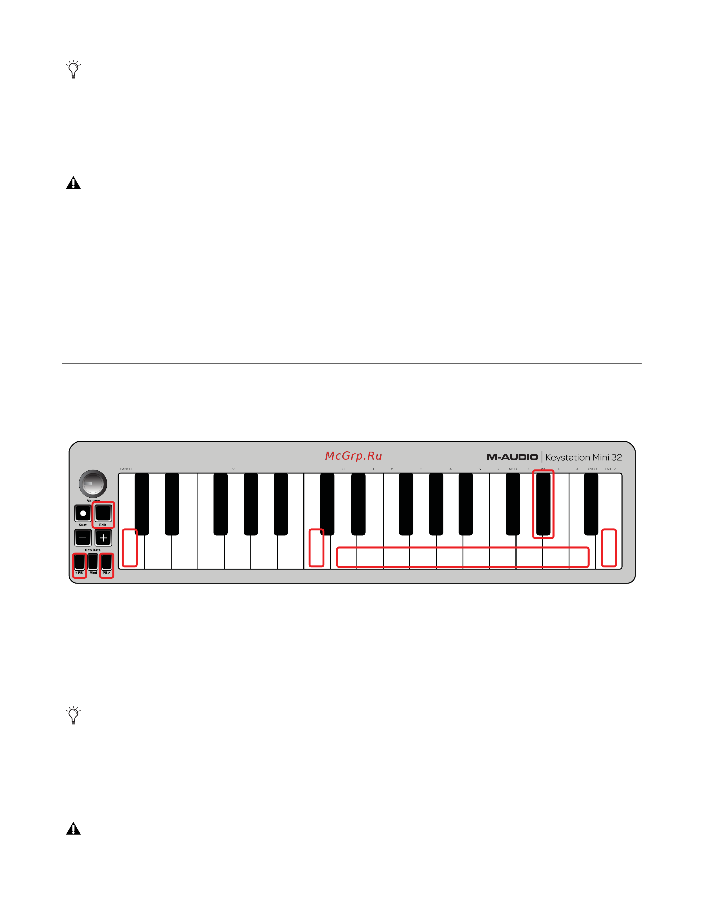 M-Audio Keystation Mini 32 [21/45] The mod rate value is retained when the keyboard is turned off
