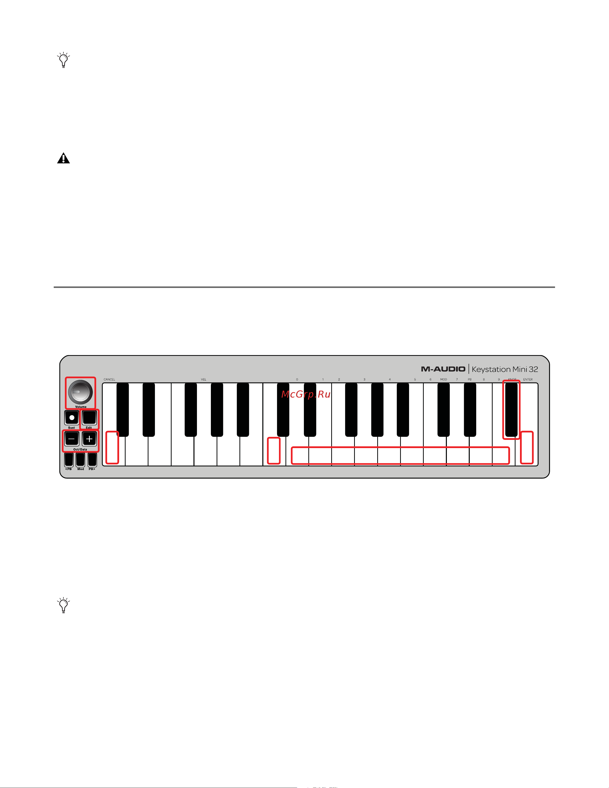 M-Audio Keystation Mini 32 [23/45] Volume knob