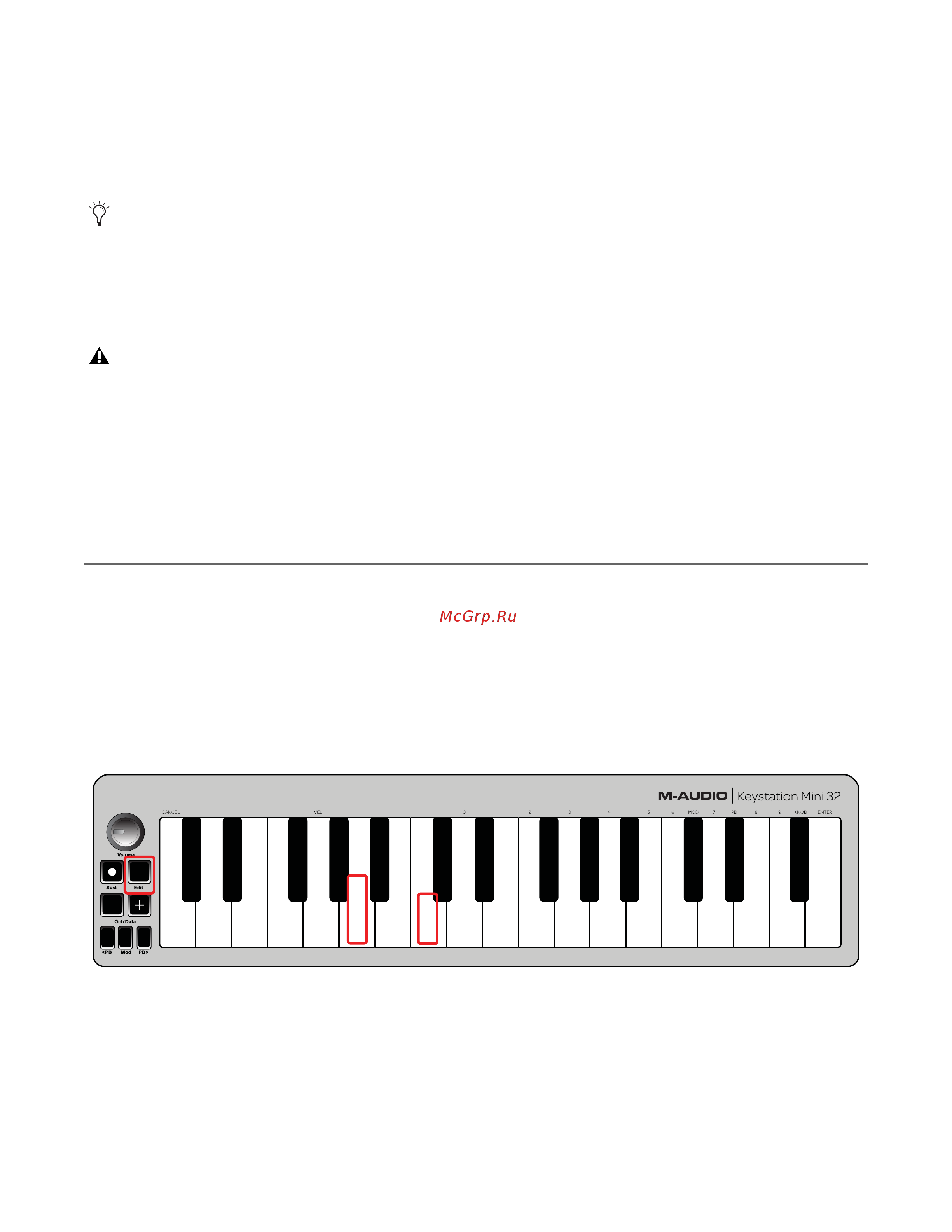 M-Audio Keystation Mini 32 [25/45] Sustain mode