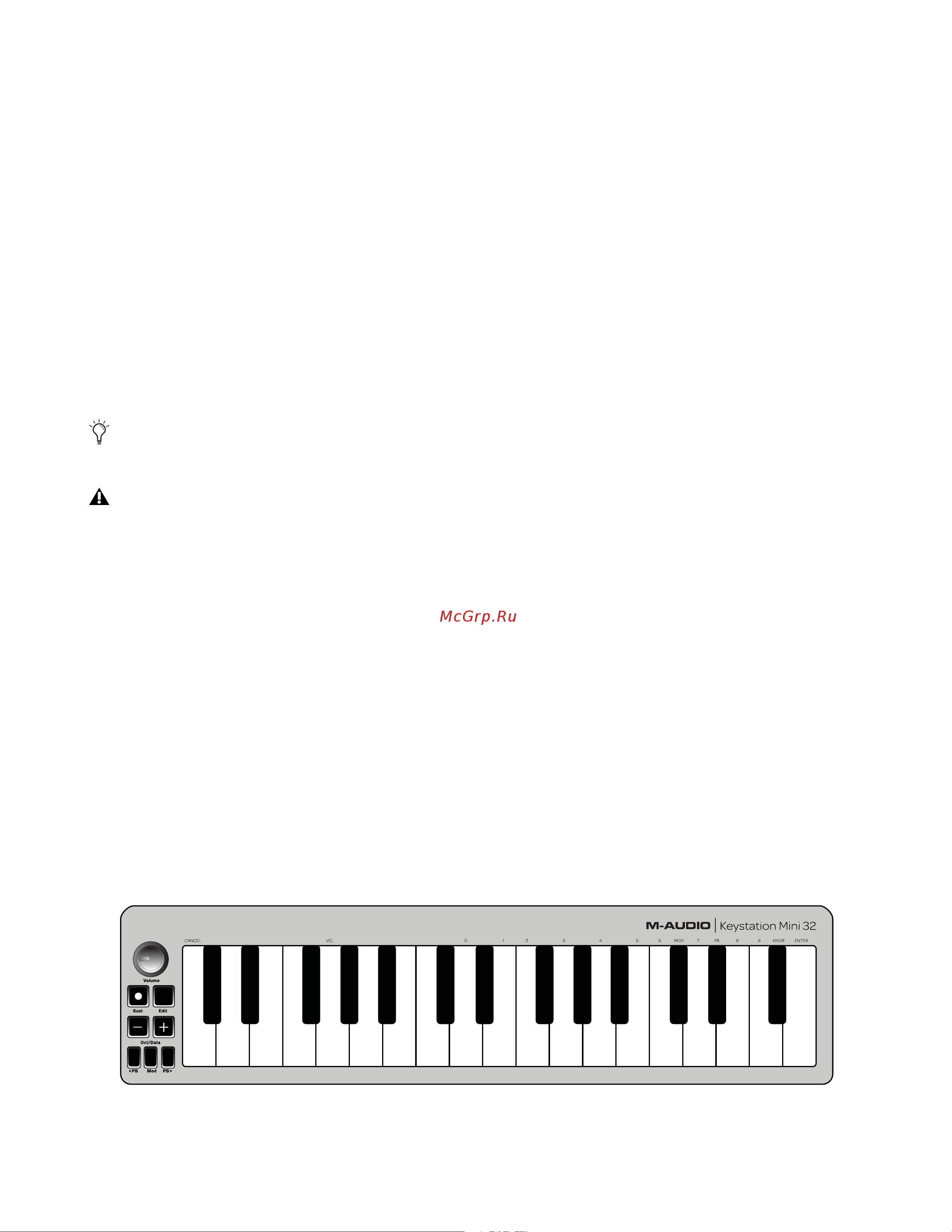 M-Audio Keystation Mini 32 [9/45] Key names