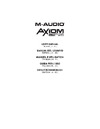 M-Audio Axiom AIR 25 Руководство по эксплуатации