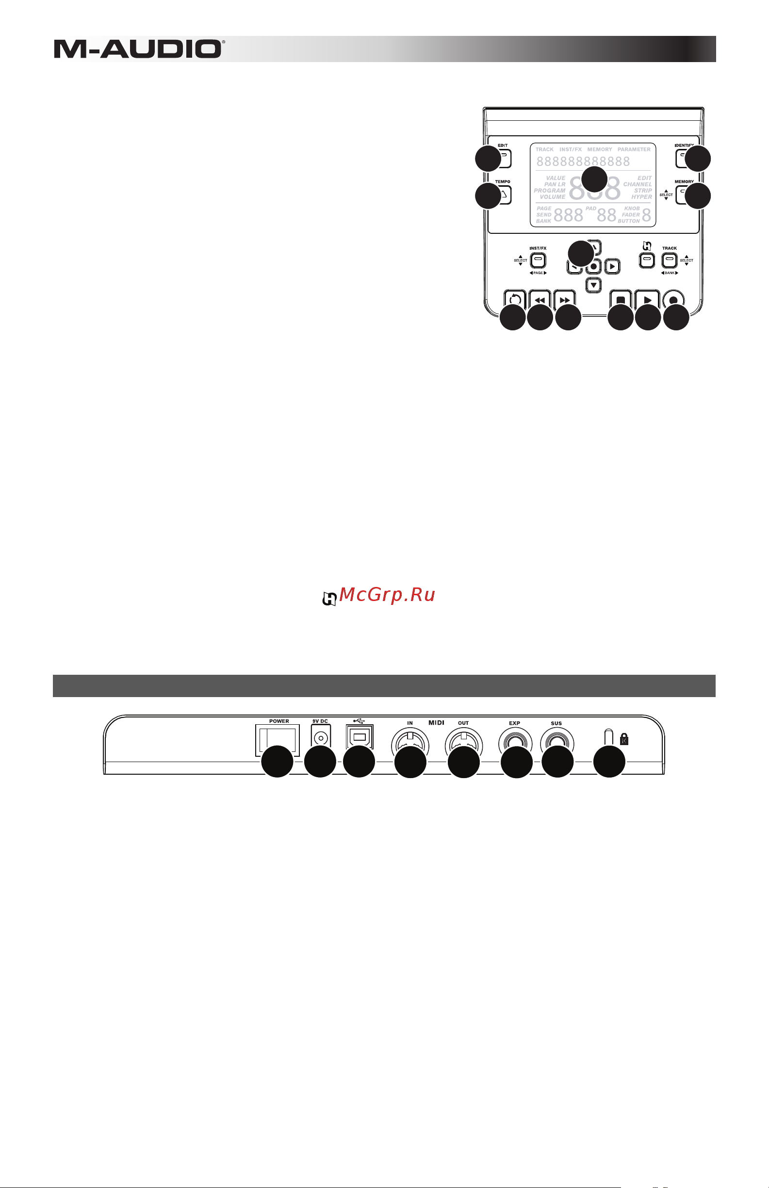M-Audio Axiom AIR 49 [28/60] 2 3 4 5 6 7 8