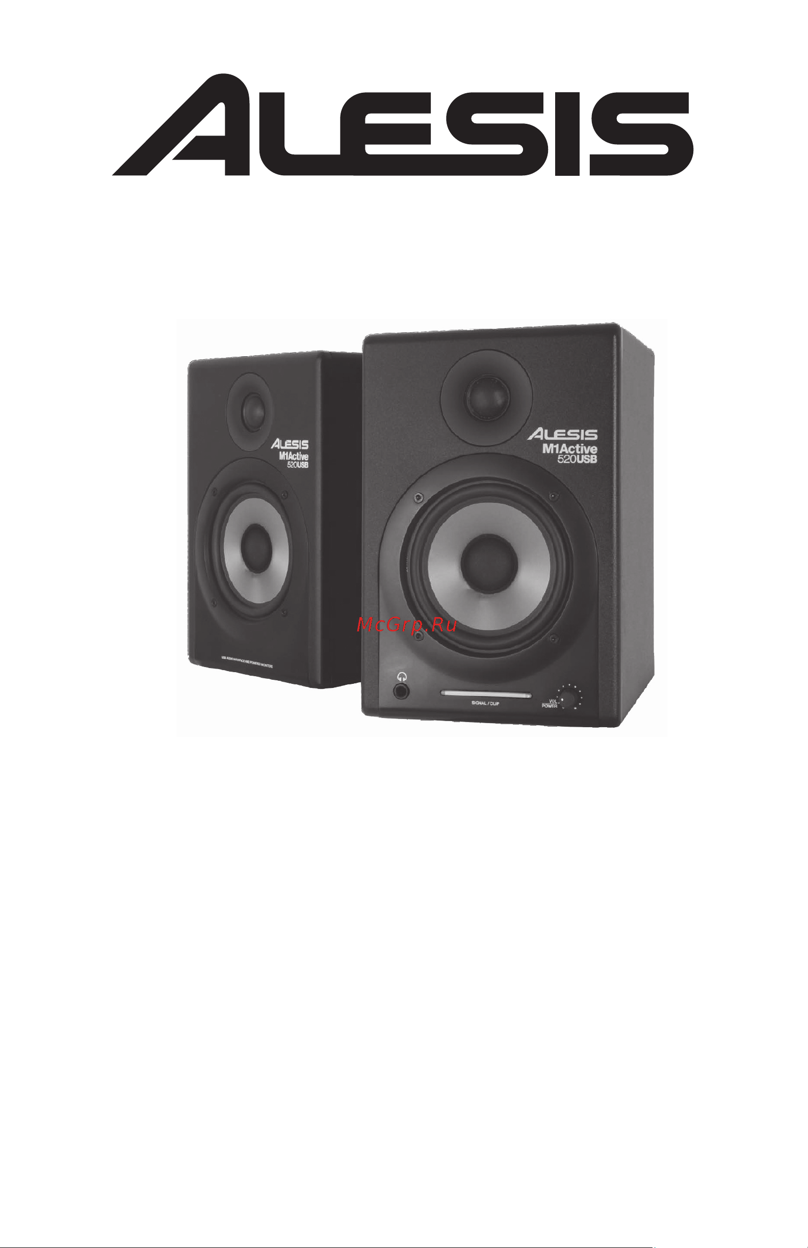 Alesis M1 Active 520 USB pair Руководство по эксплуатации онлайн