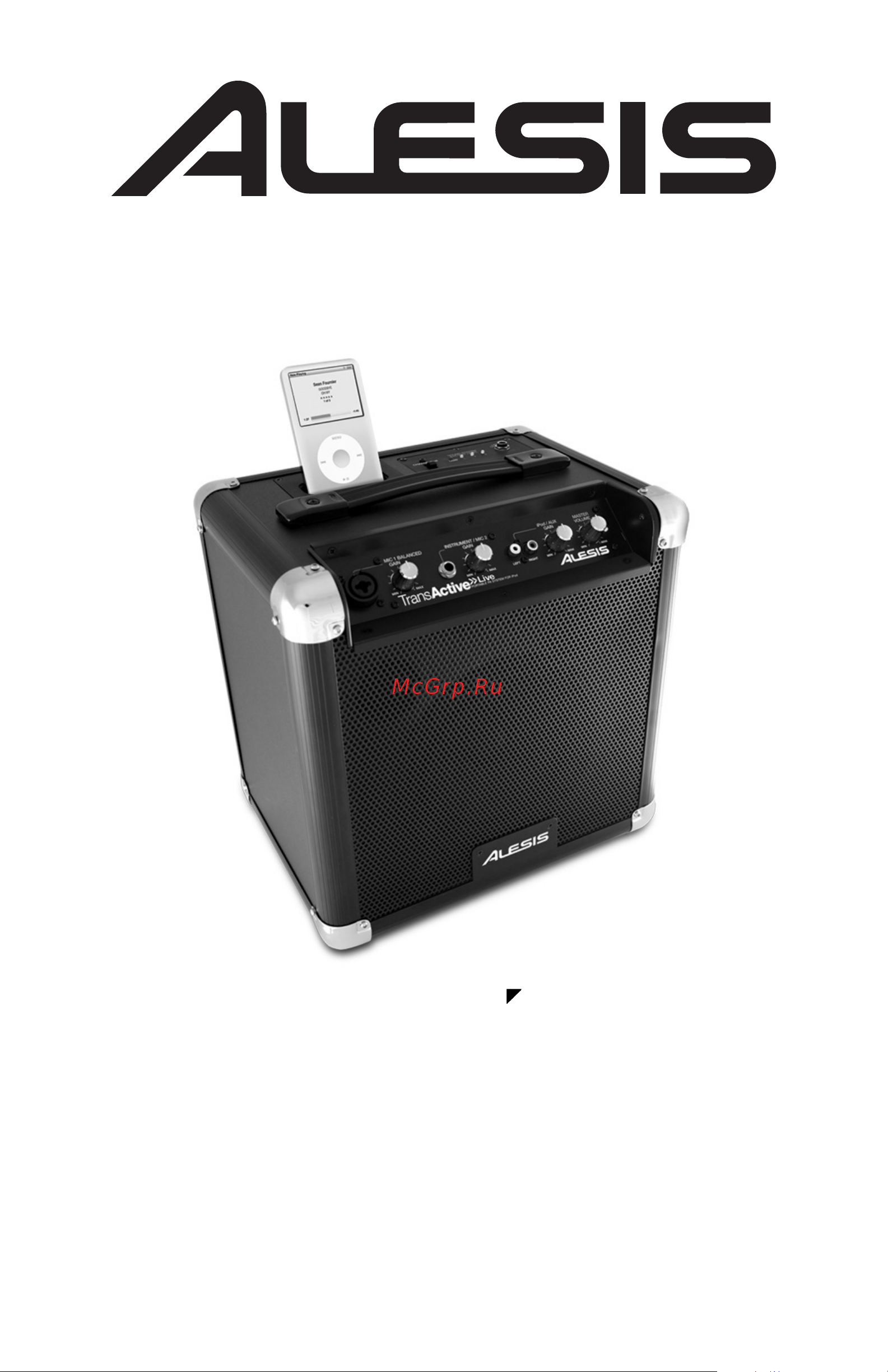 Alesis TransActive Live Руководство по эксплуатации онлайн