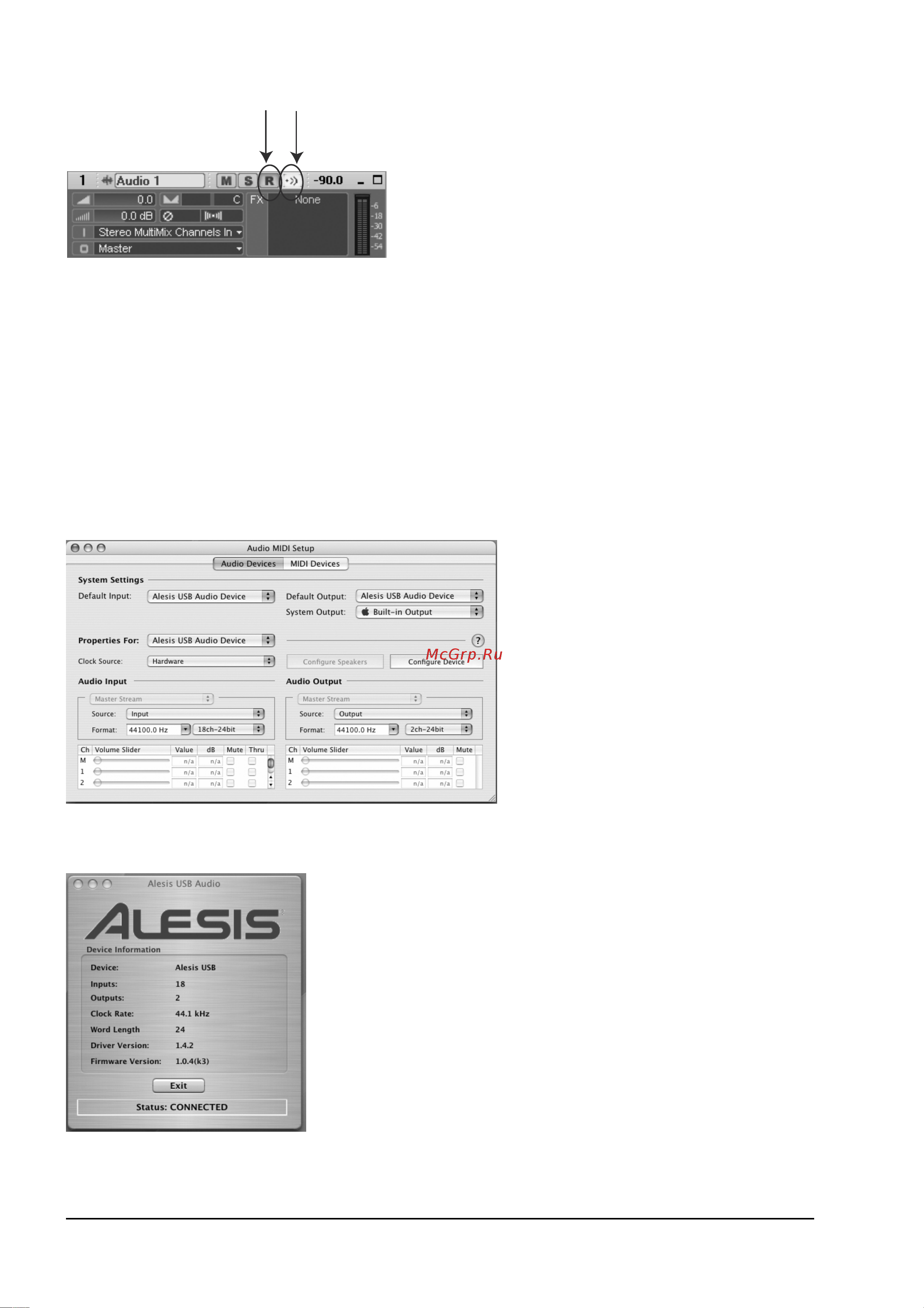 Alesis MultiMix 8USB 2.0 [22/29] Alesis multimix 8 usb2 ðóêîâîäñòâî ïîëüçîâàòåëÿ