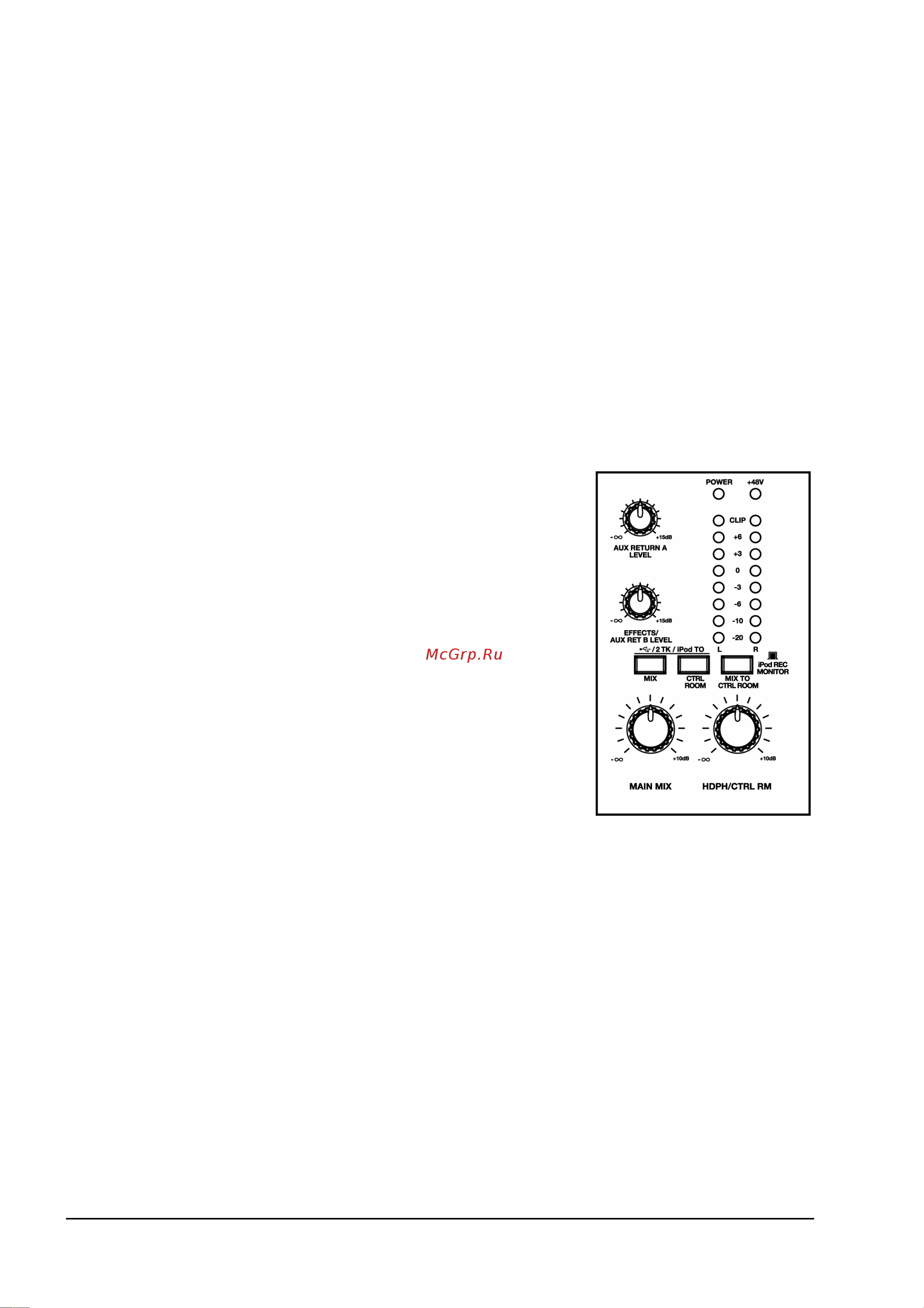 Alesis MultiMix 8USB 2.0 [8/29] Мастер секция