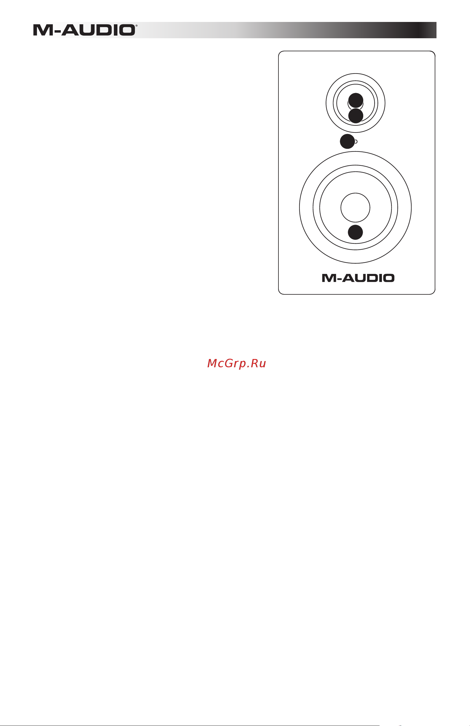 M-Audio M3-6 Руководство по эксплуатации онлайн [20/39] 777695