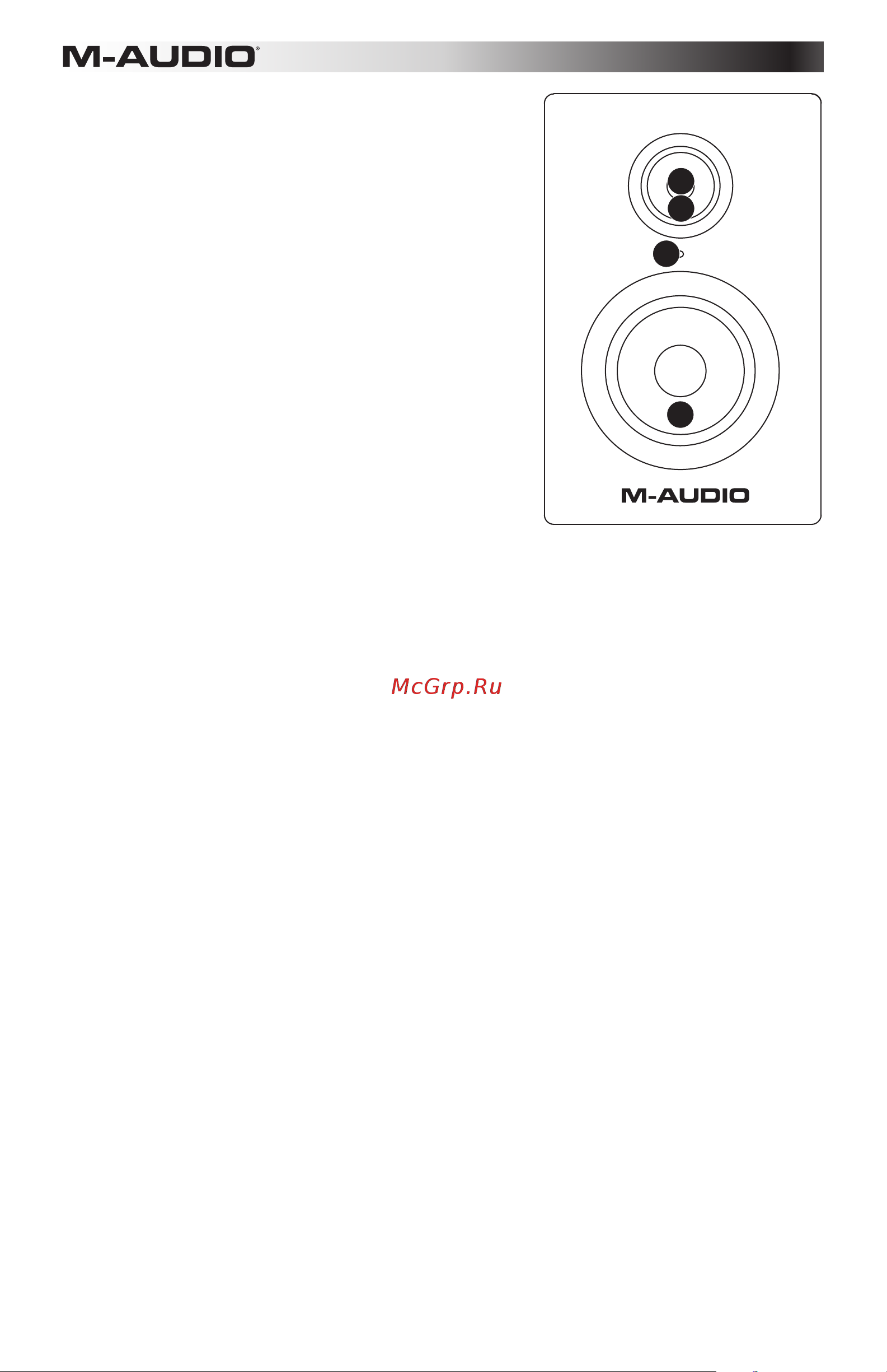 M-Audio M3-6 Руководство по эксплуатации онлайн [34/39] 777695