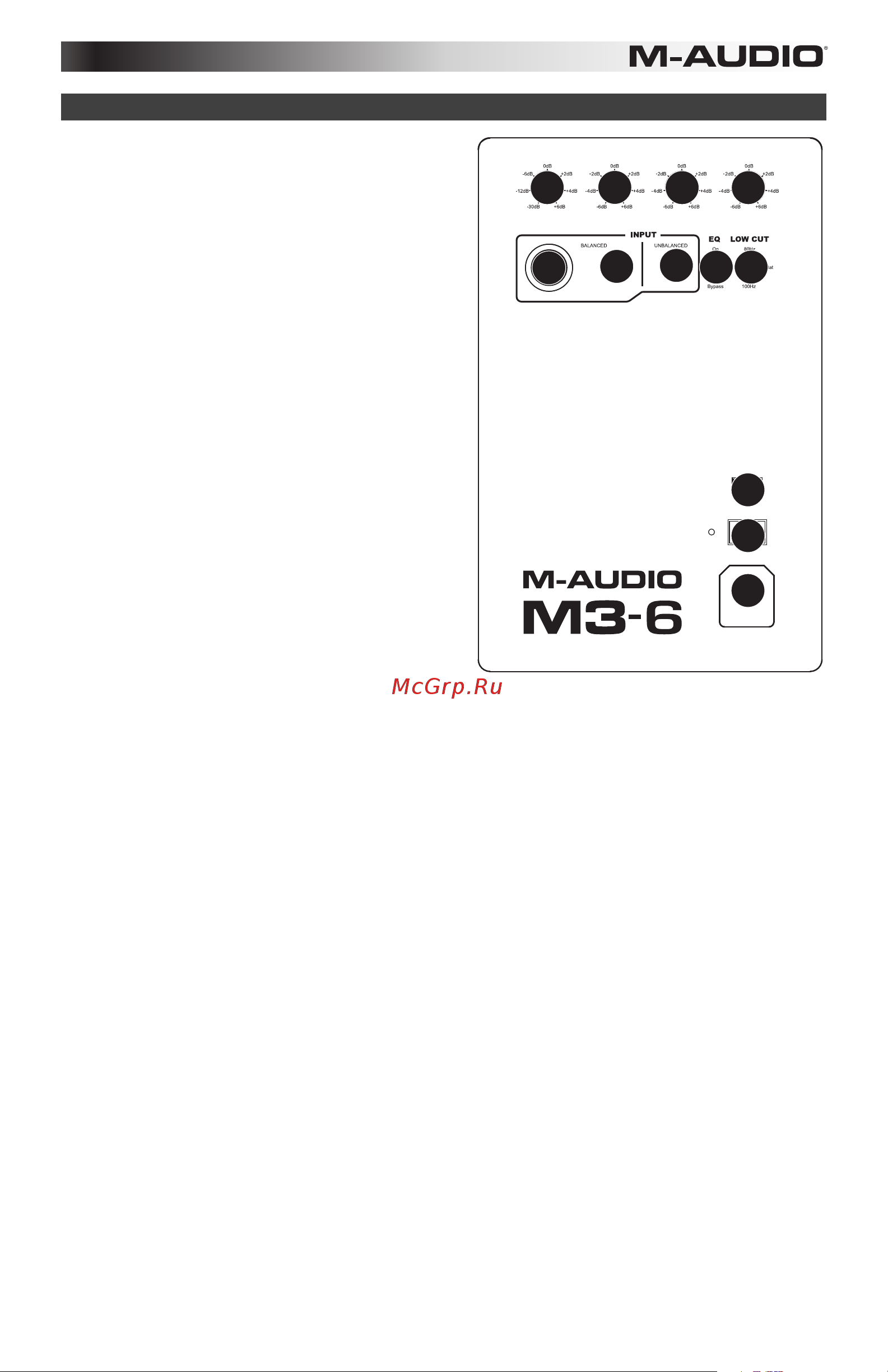 M-Audio M3-6 [5/39] 6 7 8 9