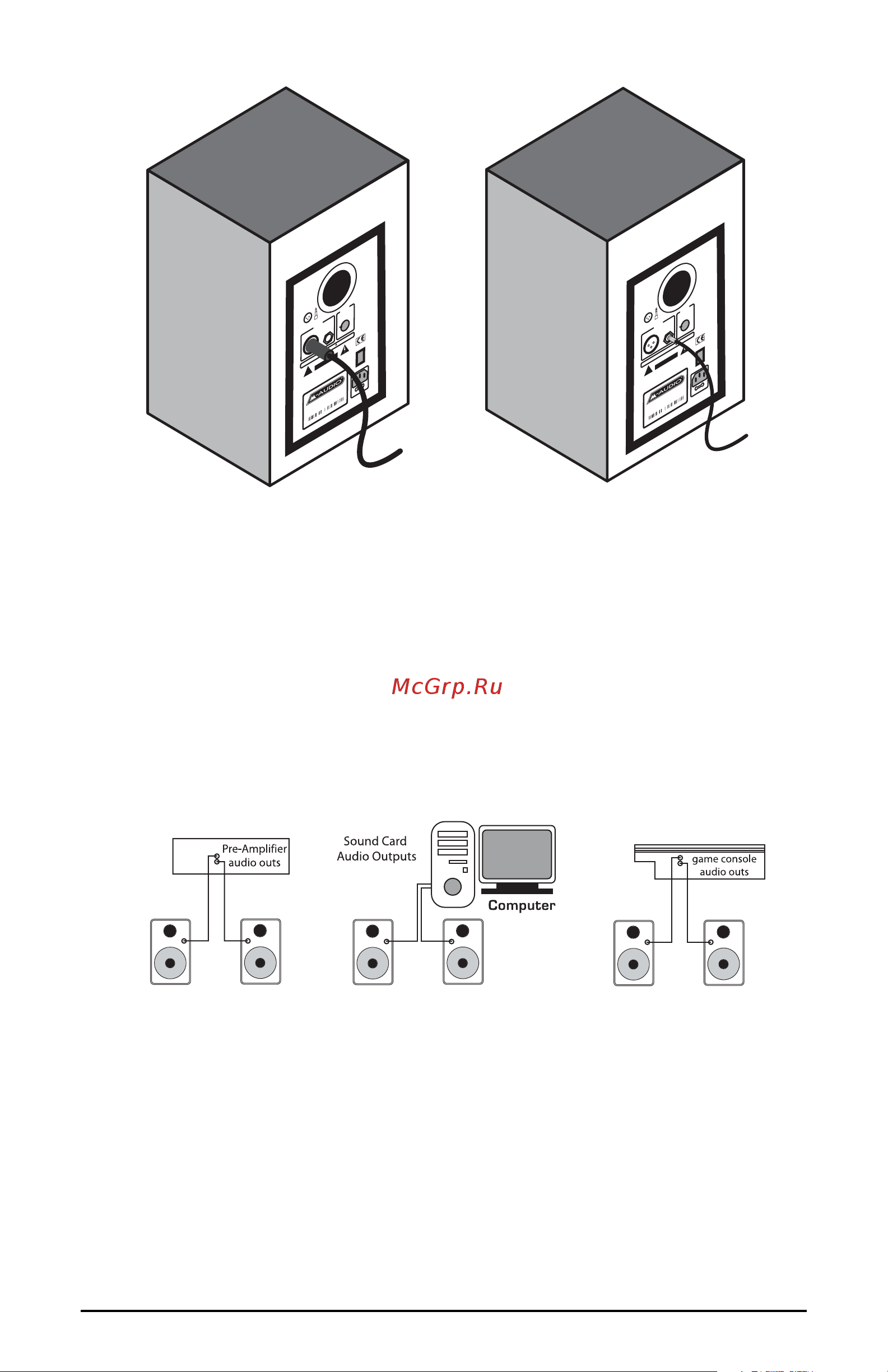 M-Audio SP-8B [7/12] Caution