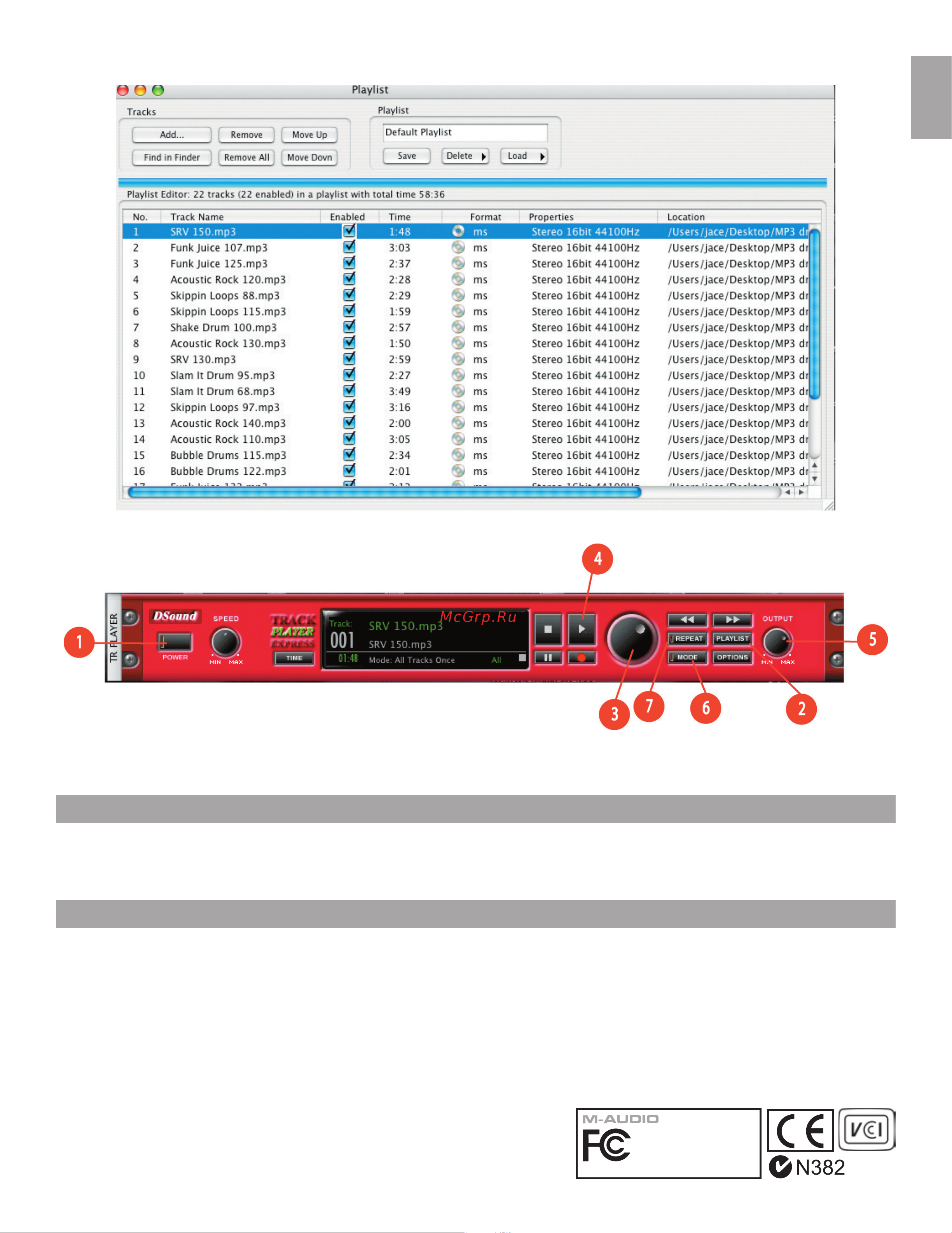 M-Audio Jamlab [14/15] Additional information and support