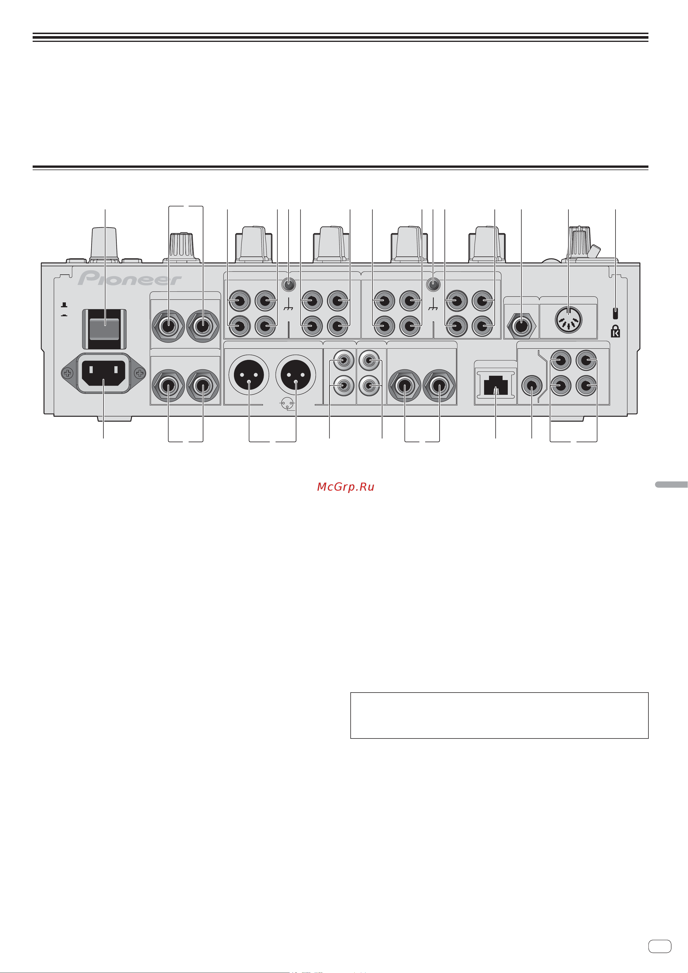 Pioneer DJM-900SRT [149/200] Conexiones