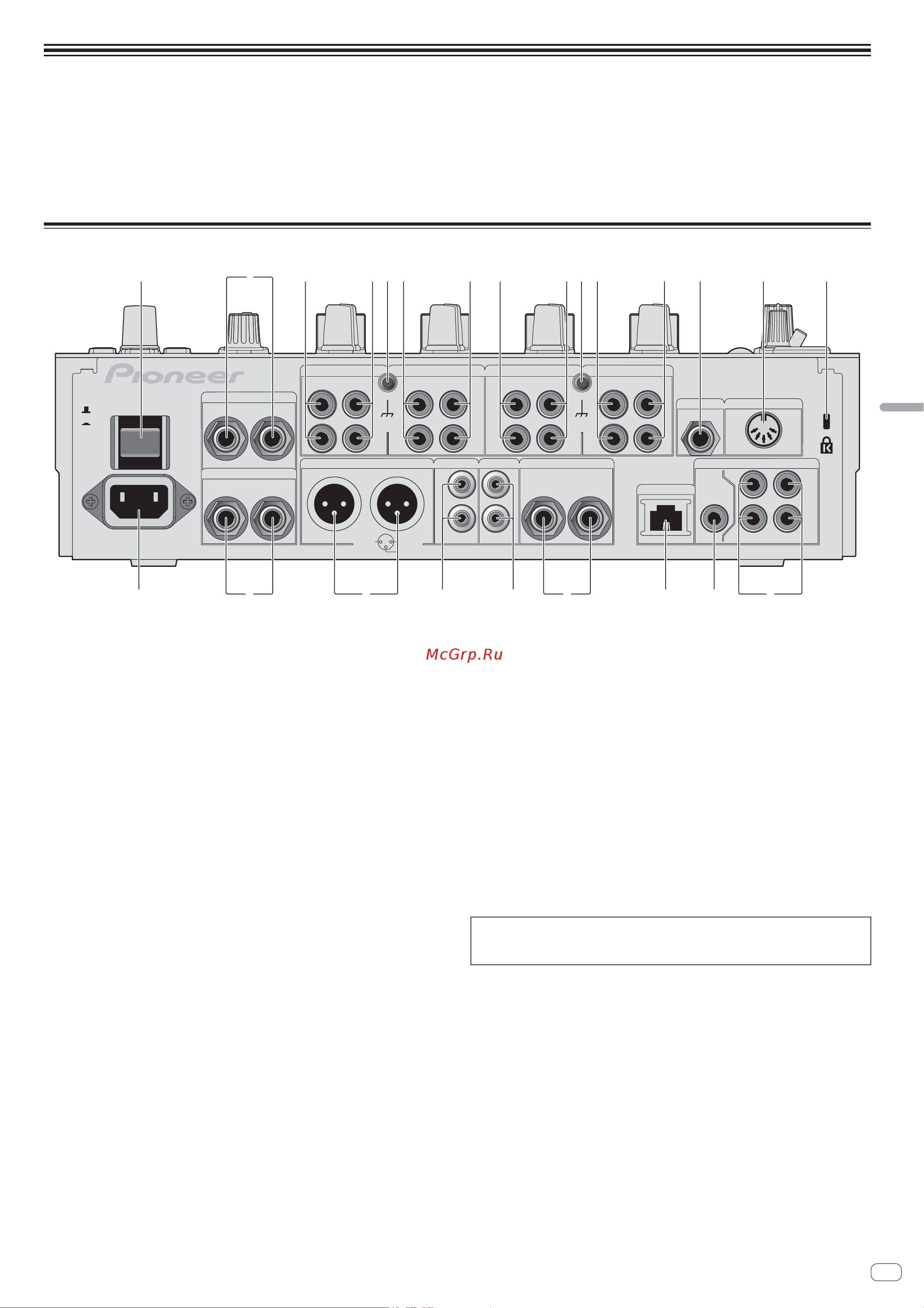 Pioneer DJM-900SRT [93/200] Collegamenti