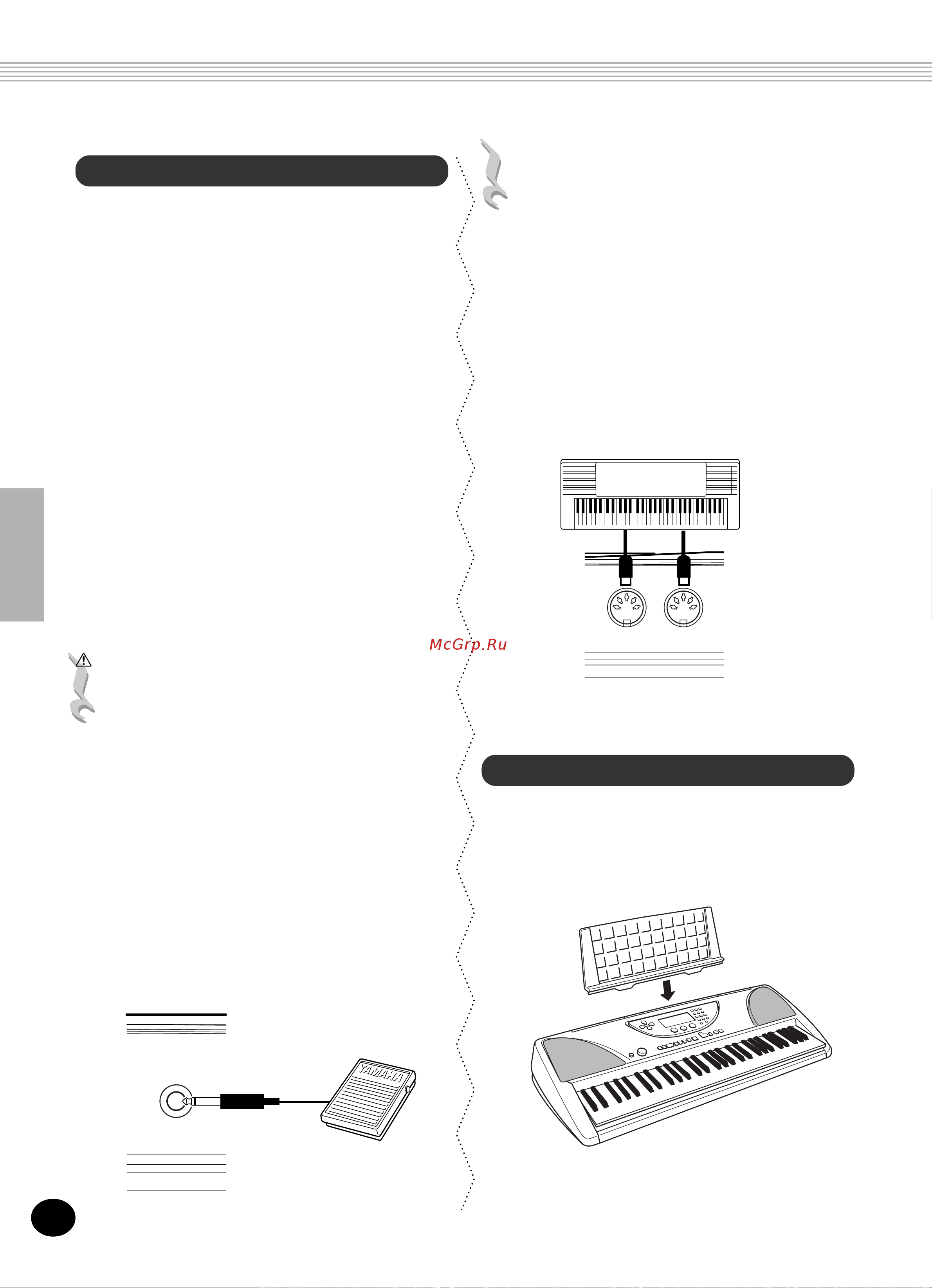 Yamaha PSR-248 [10/51] Accessory jacks