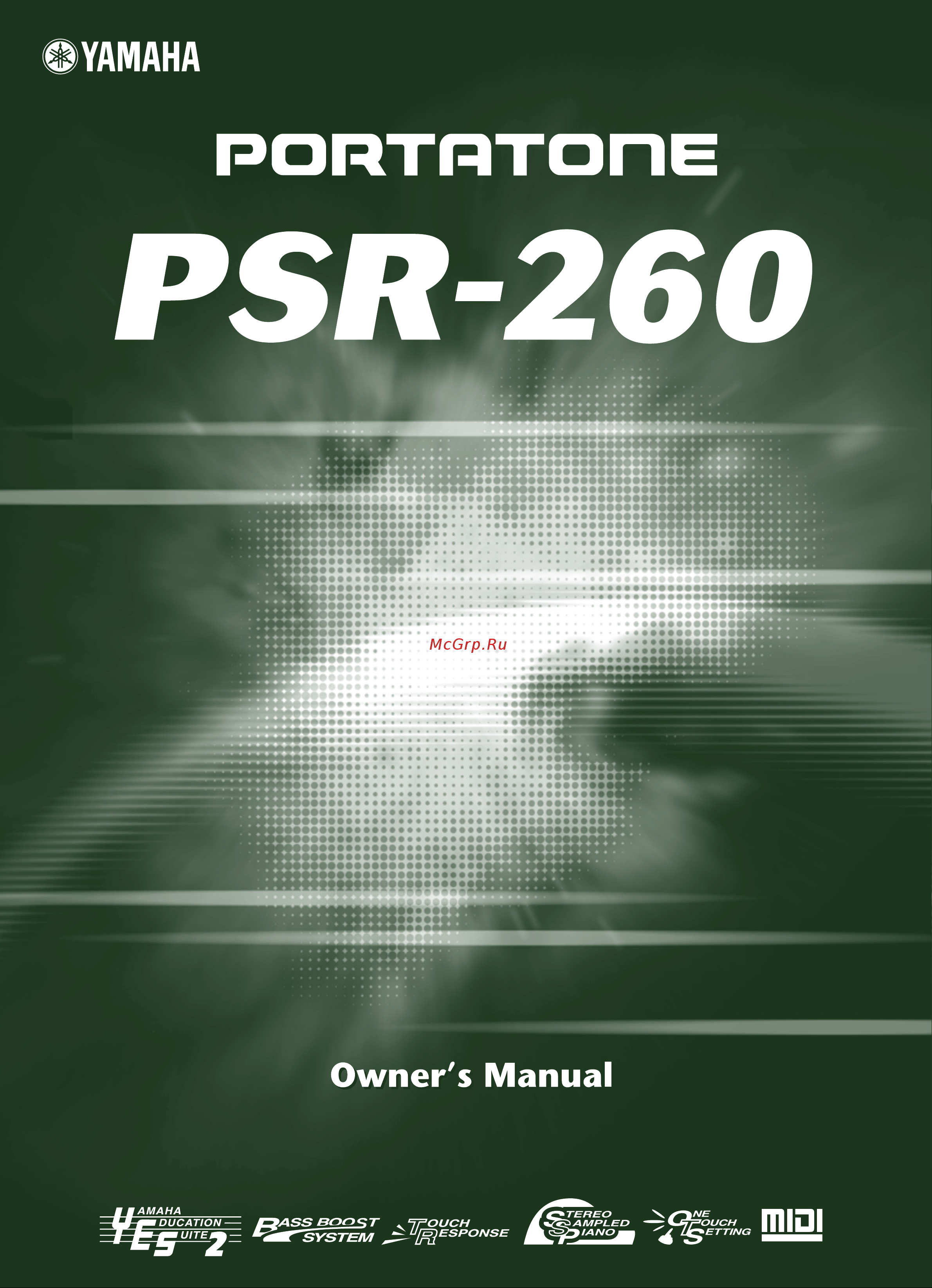 Yamaha PSR-260 Руководство по эксплуатации онлайн