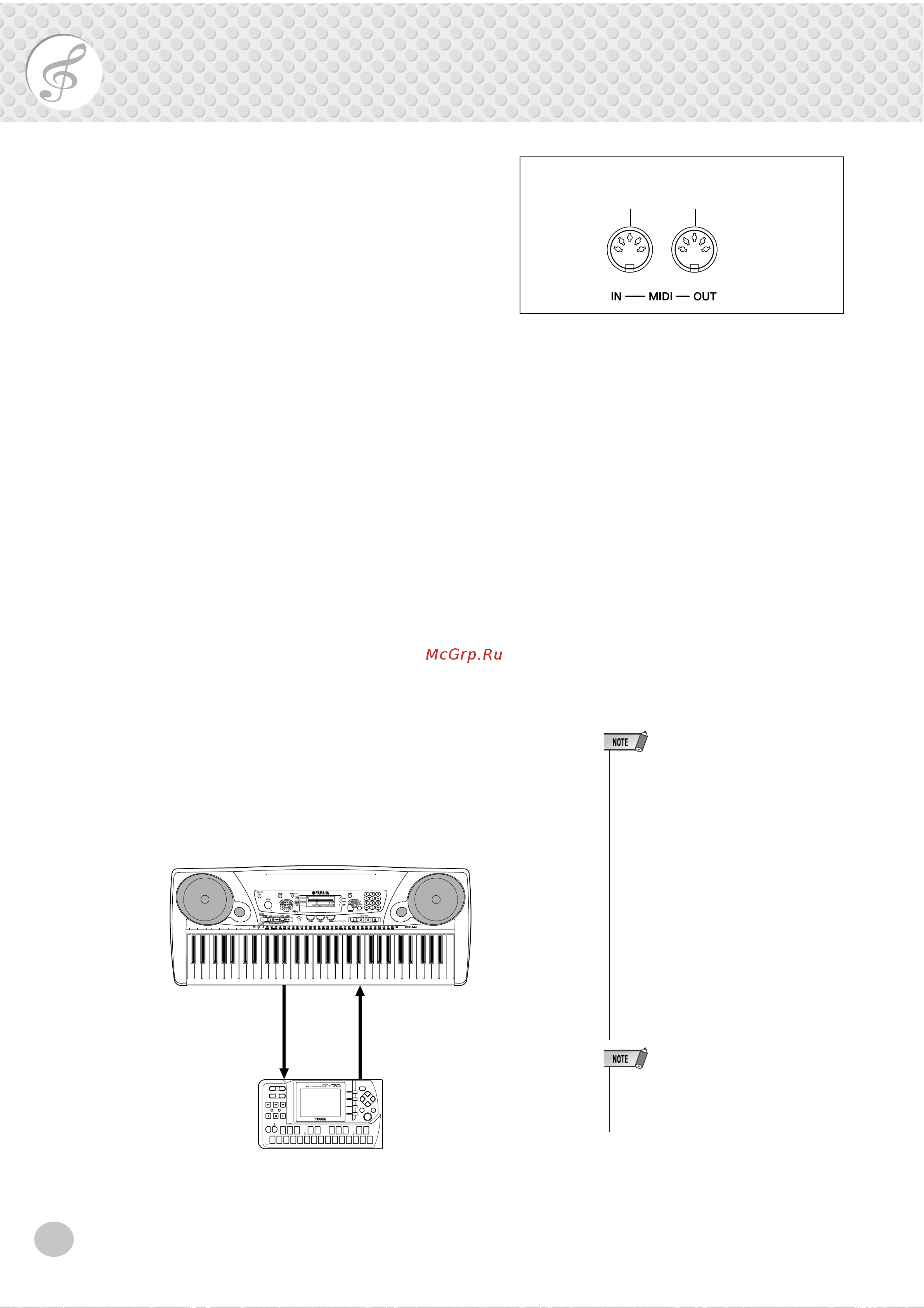 Yamaha PSR-260 [52/64] I about midi