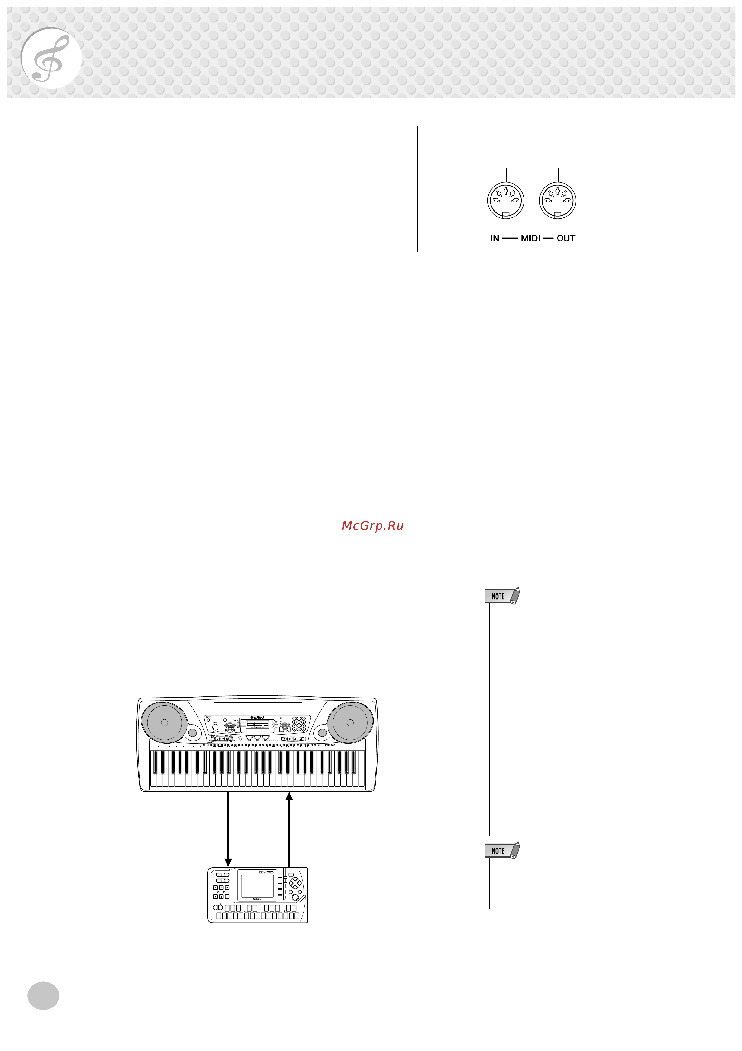 Yamaha PSR-262 [52/64] I about midi