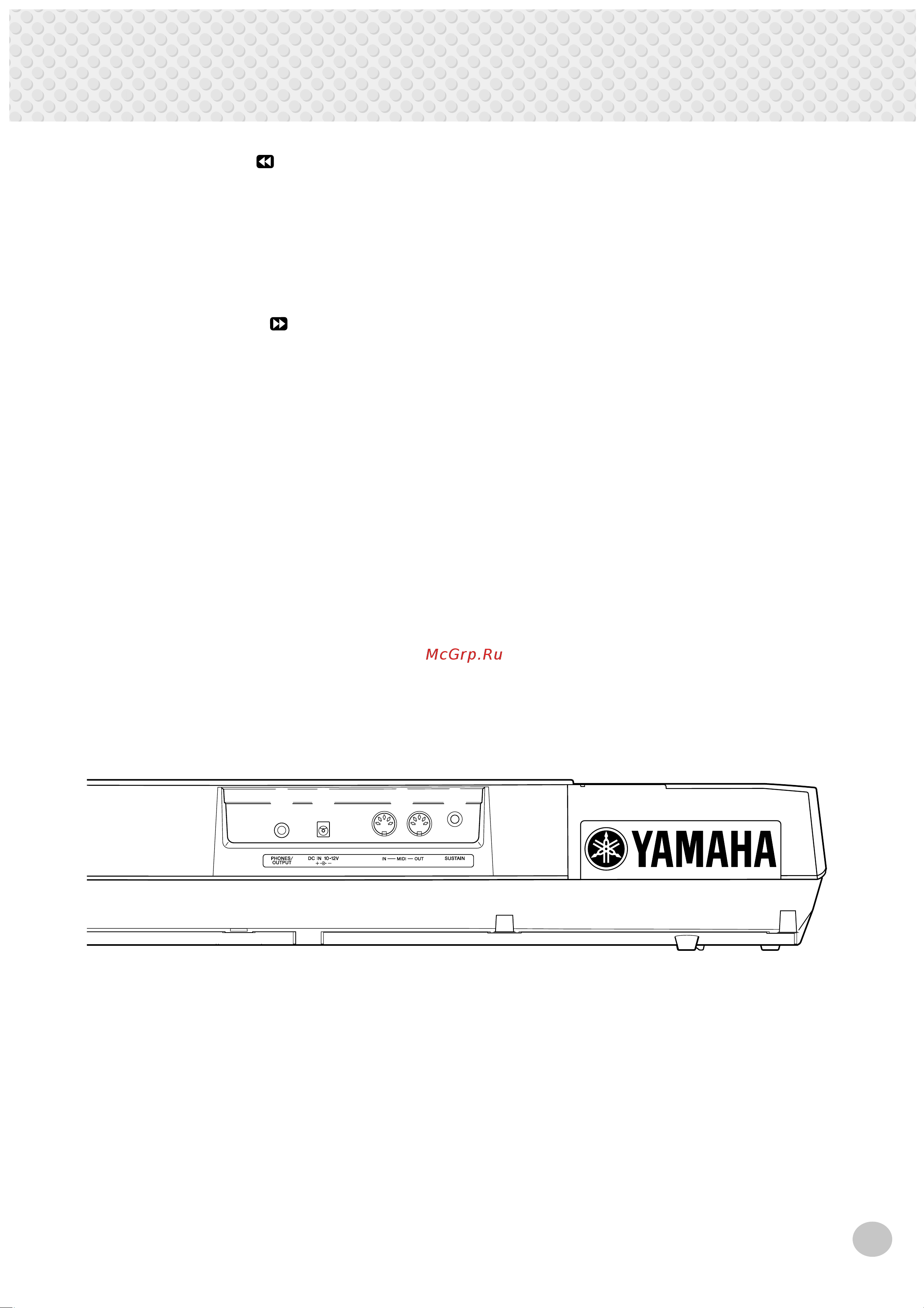 Yamaha PSR-262 [7/64] Panel controls and terminals