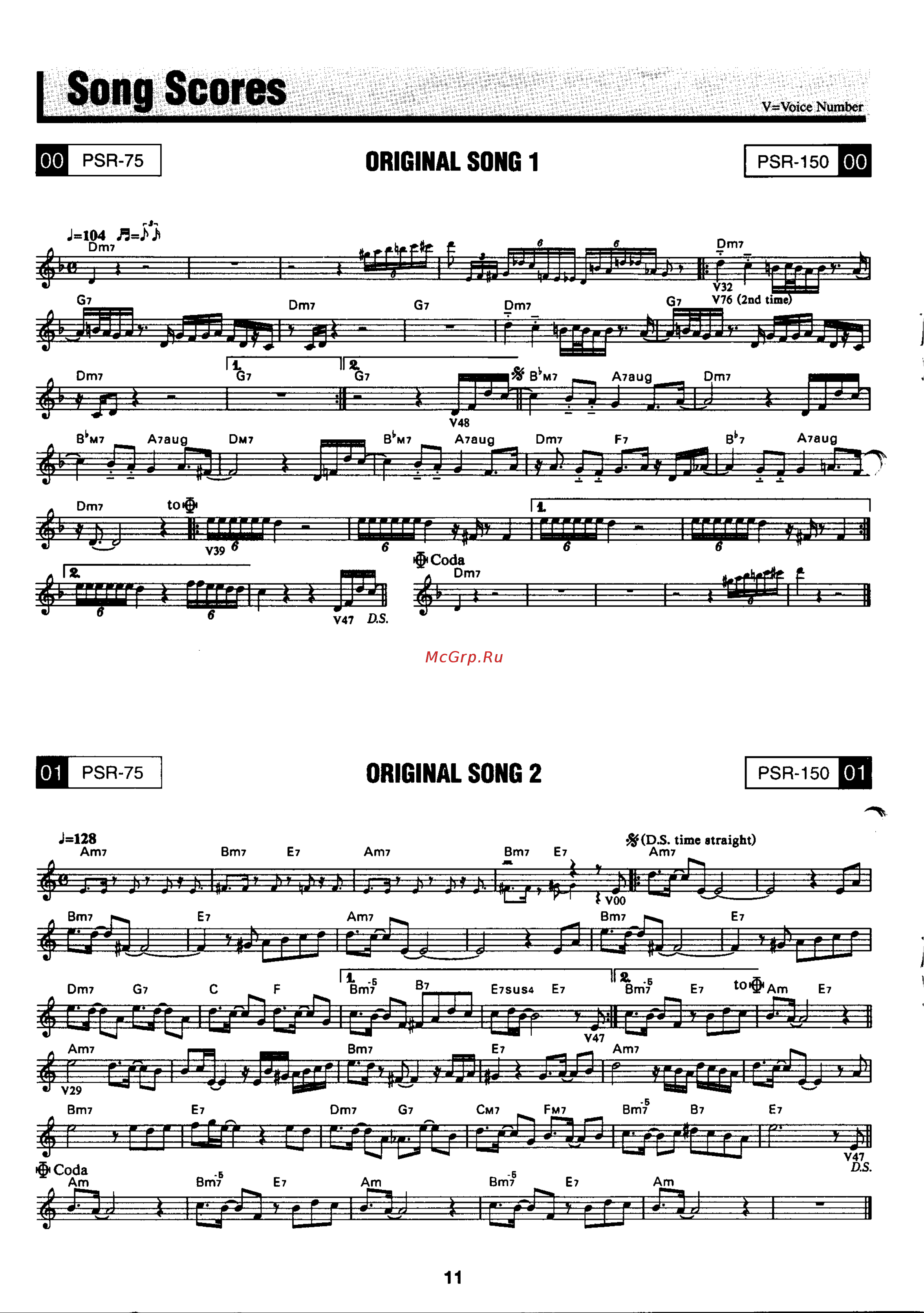 Yamaha PSR-150 Руководство по эксплуатации онлайн [12/24] 777724