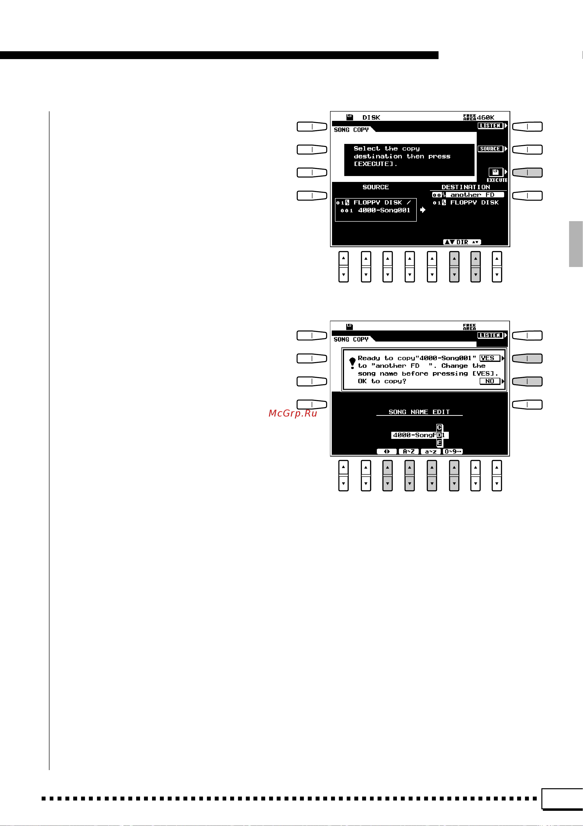 Yamaha PSR-4000 [101/165] Disk operations