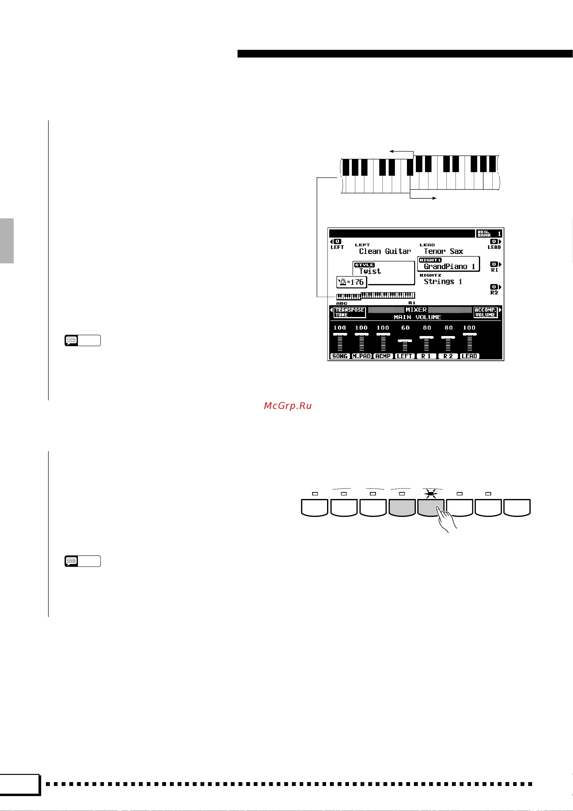 Yamaha PSR-4000 [28/165] Using the accompaniment section
