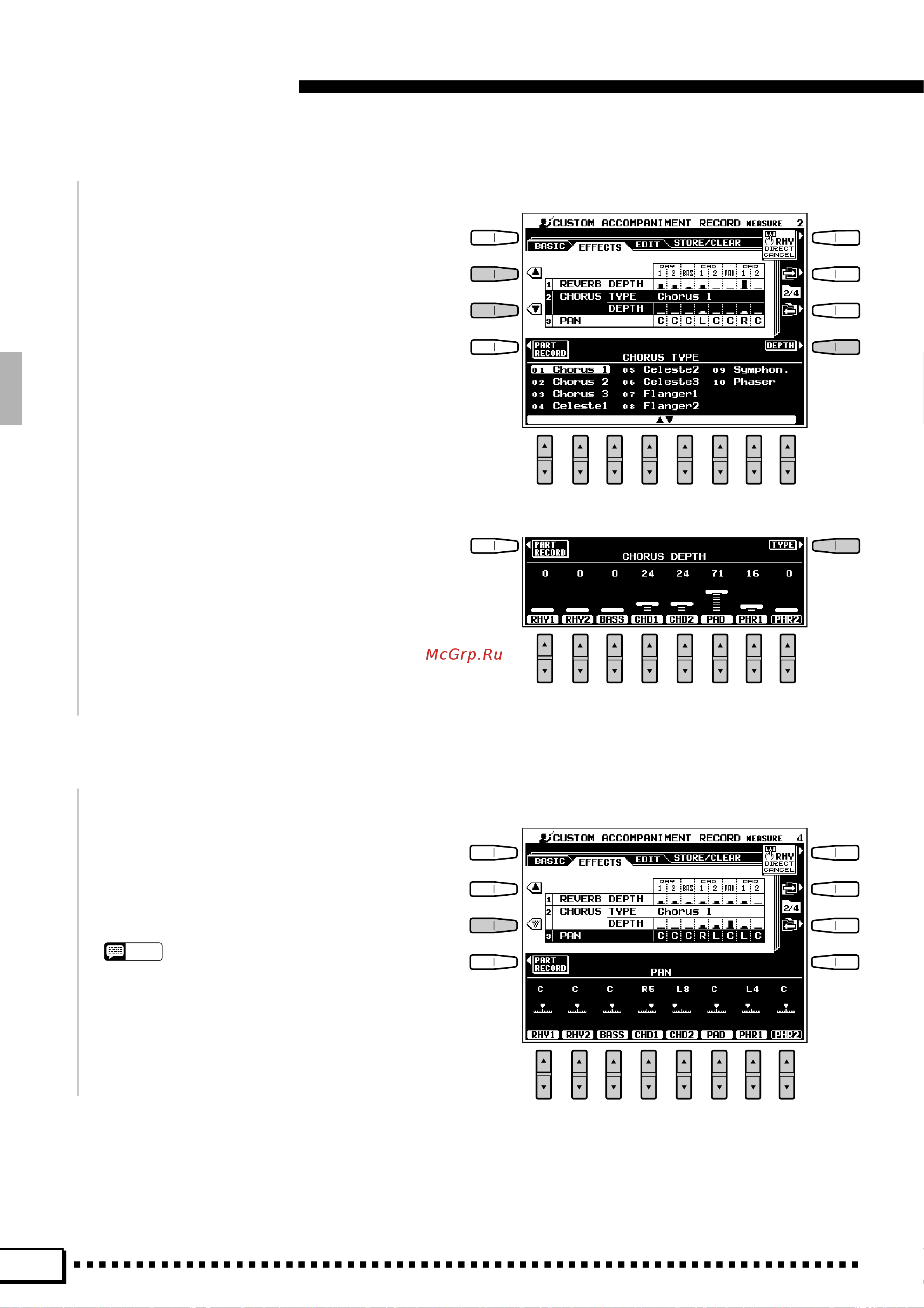 Yamaha PSR-4000 [78/165] Custom accompaniment