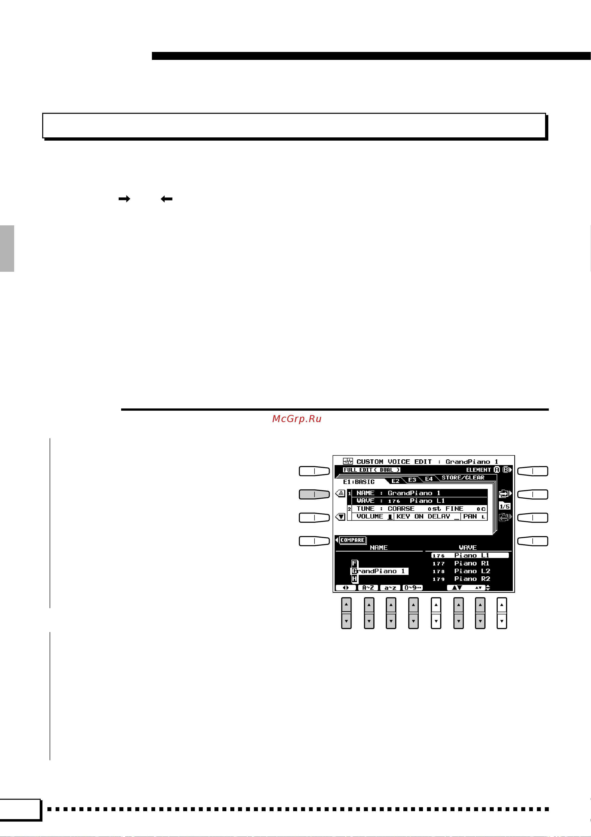 Yamaha PSR-4000 [86/165] The full edit parameters
