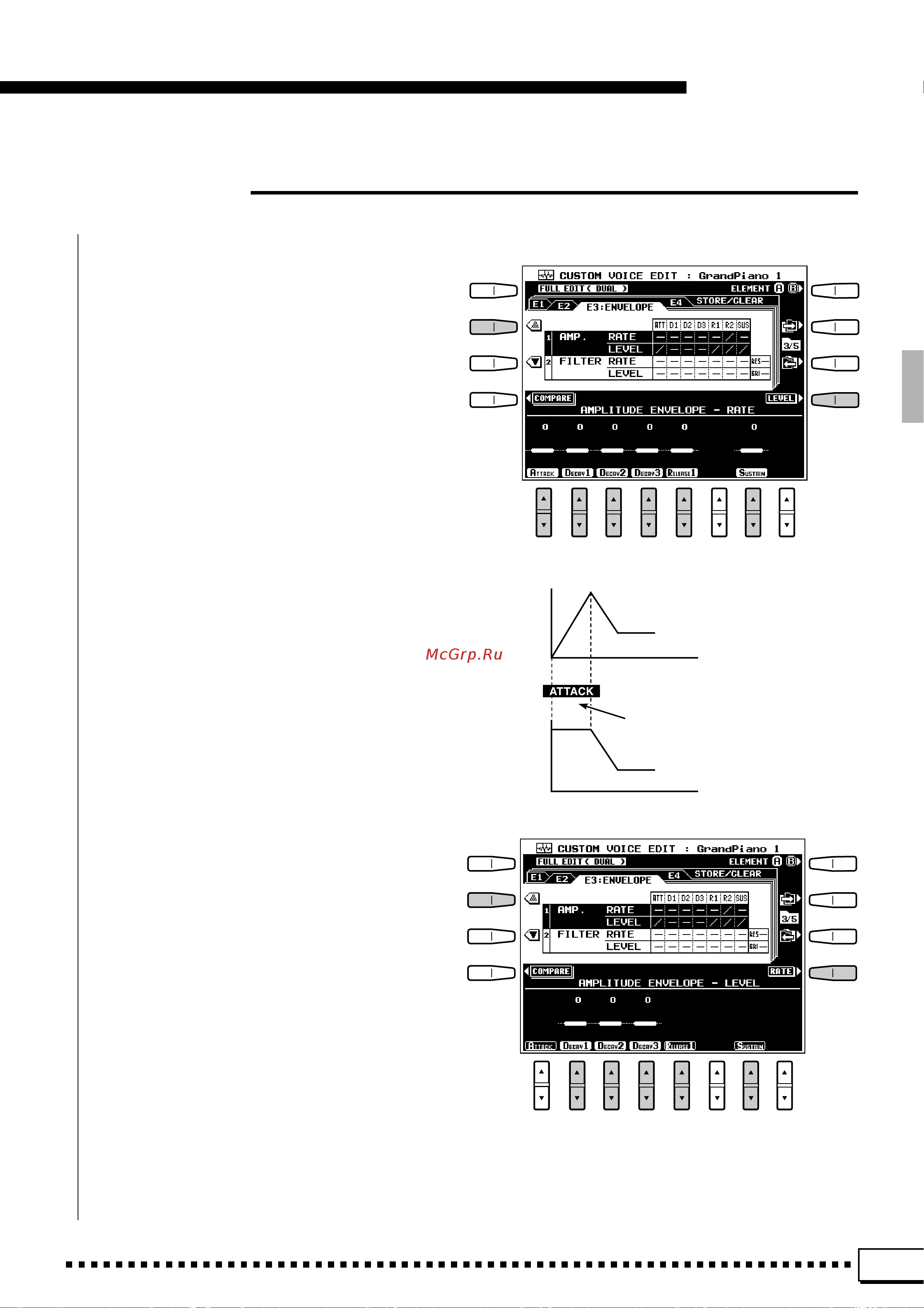 Yamaha PSR-4000 [89/165] Custom voice edit