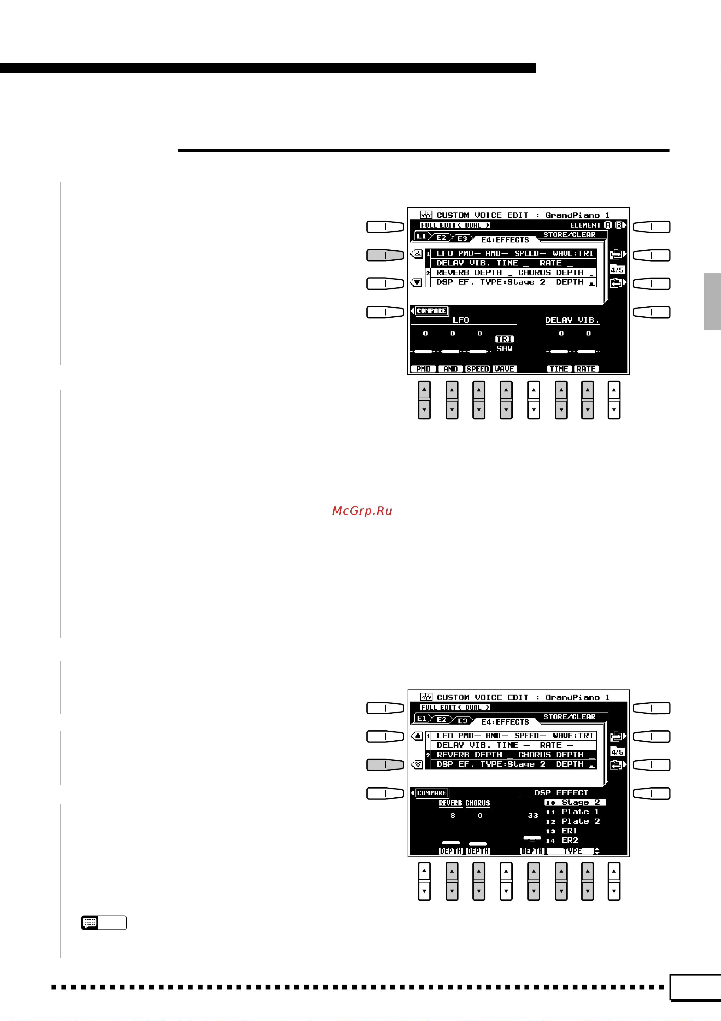 Yamaha PSR-4000 [91/165] Custom voice edit