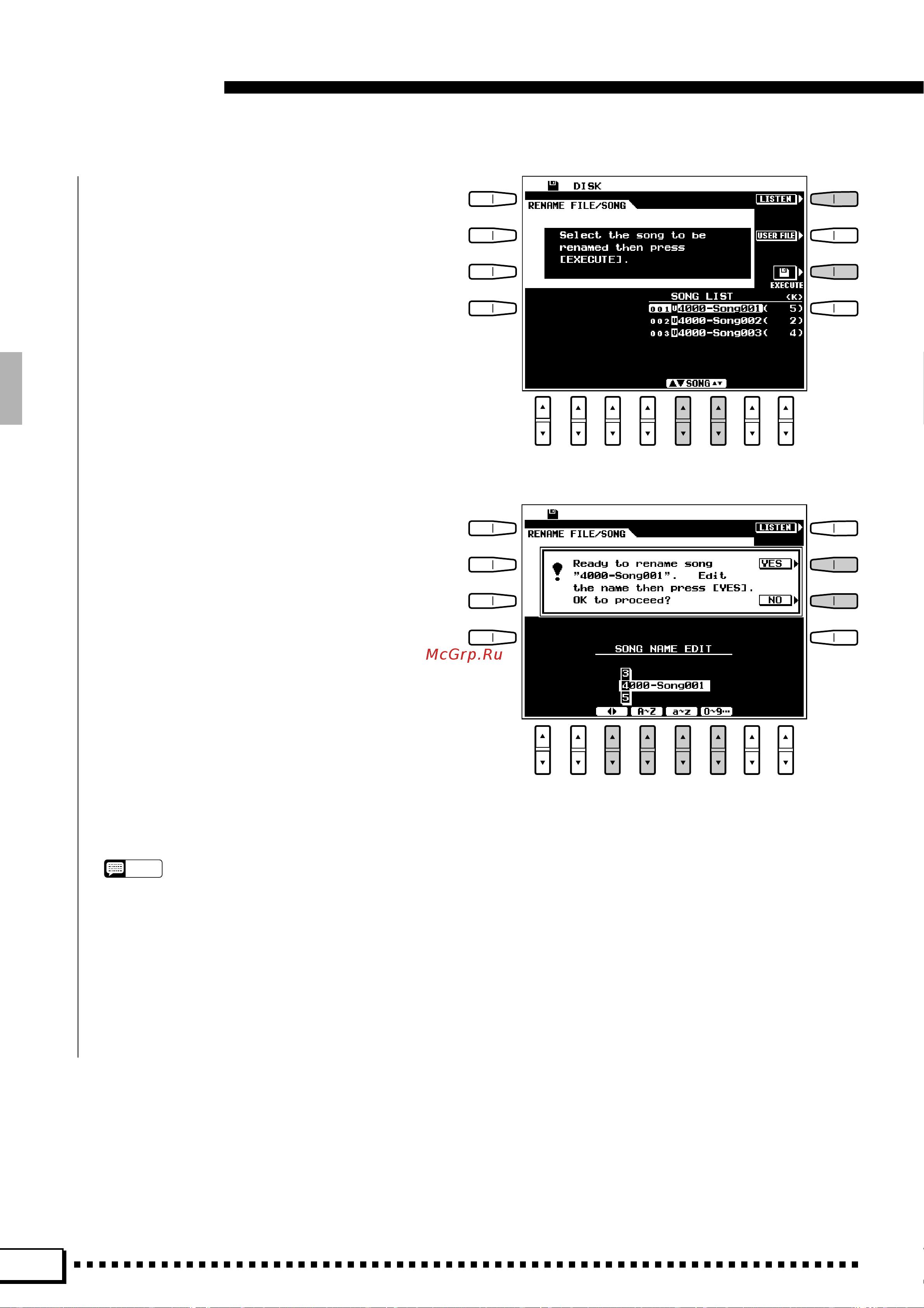 Yamaha PSR-4000 [98/165] Disk operations