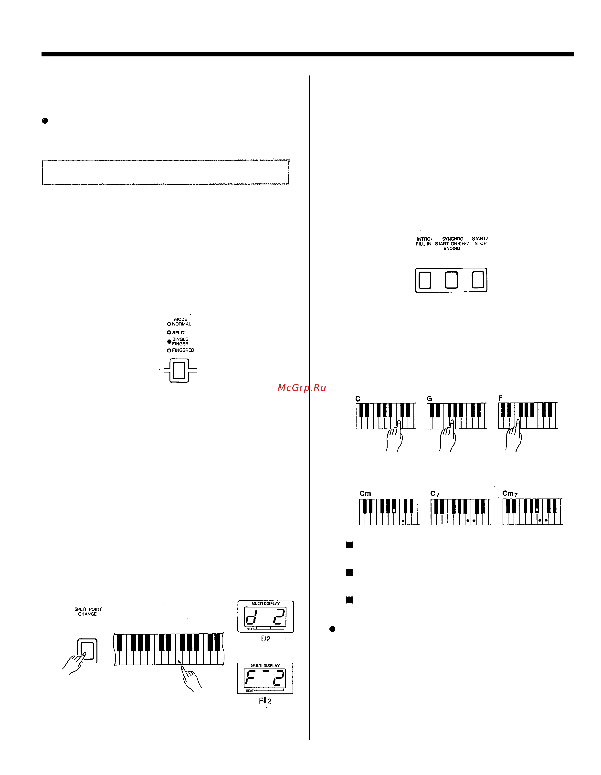 Yamaha PSR-300 [11/29] Auto accompaniment