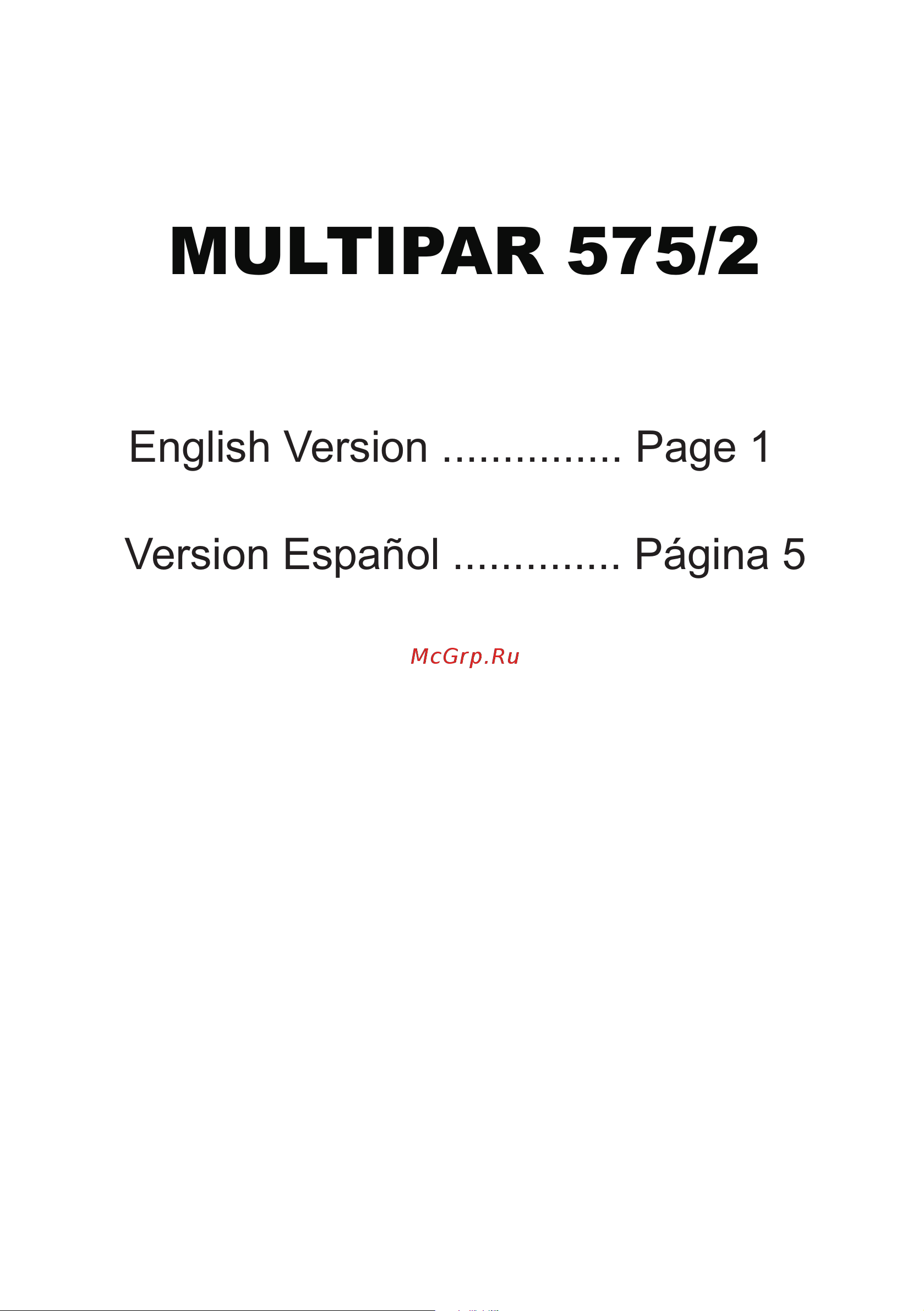 WORK MULTI ZOOM PAR 575 SILVER [2/12] Multipar 575 2
