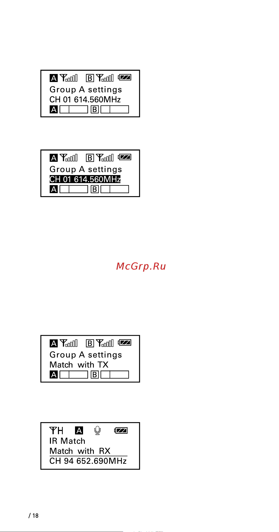 Saramonic UwMic9 TX9+TX9+RX9 Руководство по эксплуатации онлайн [20/28] 777759