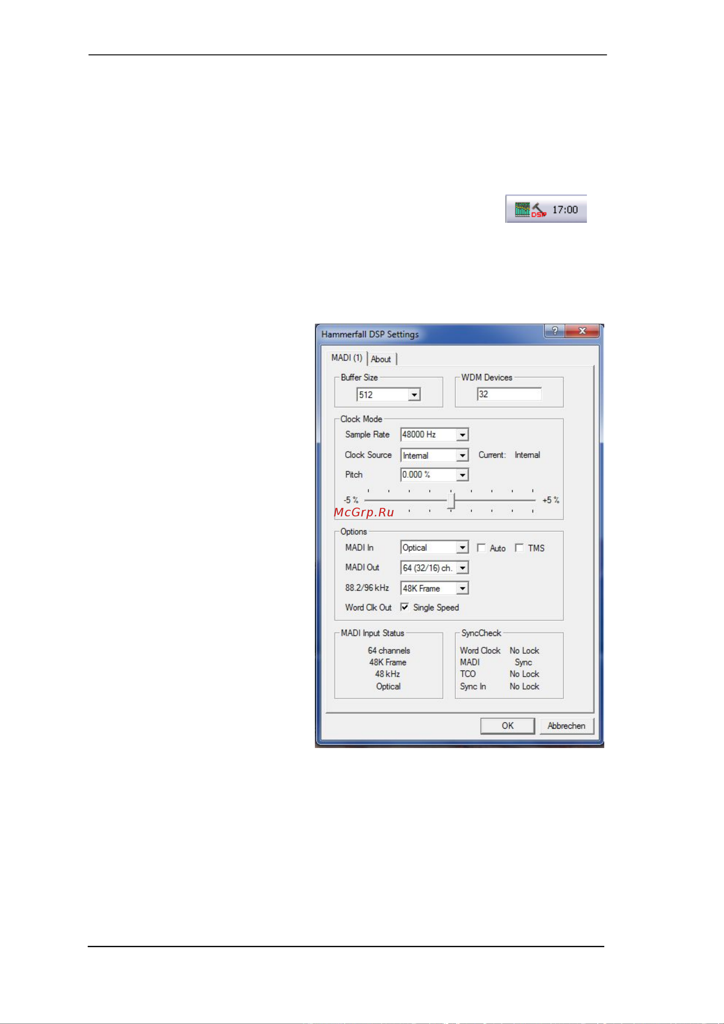 RME HDSPe MADI [14/72] Configuring the hdspe madi