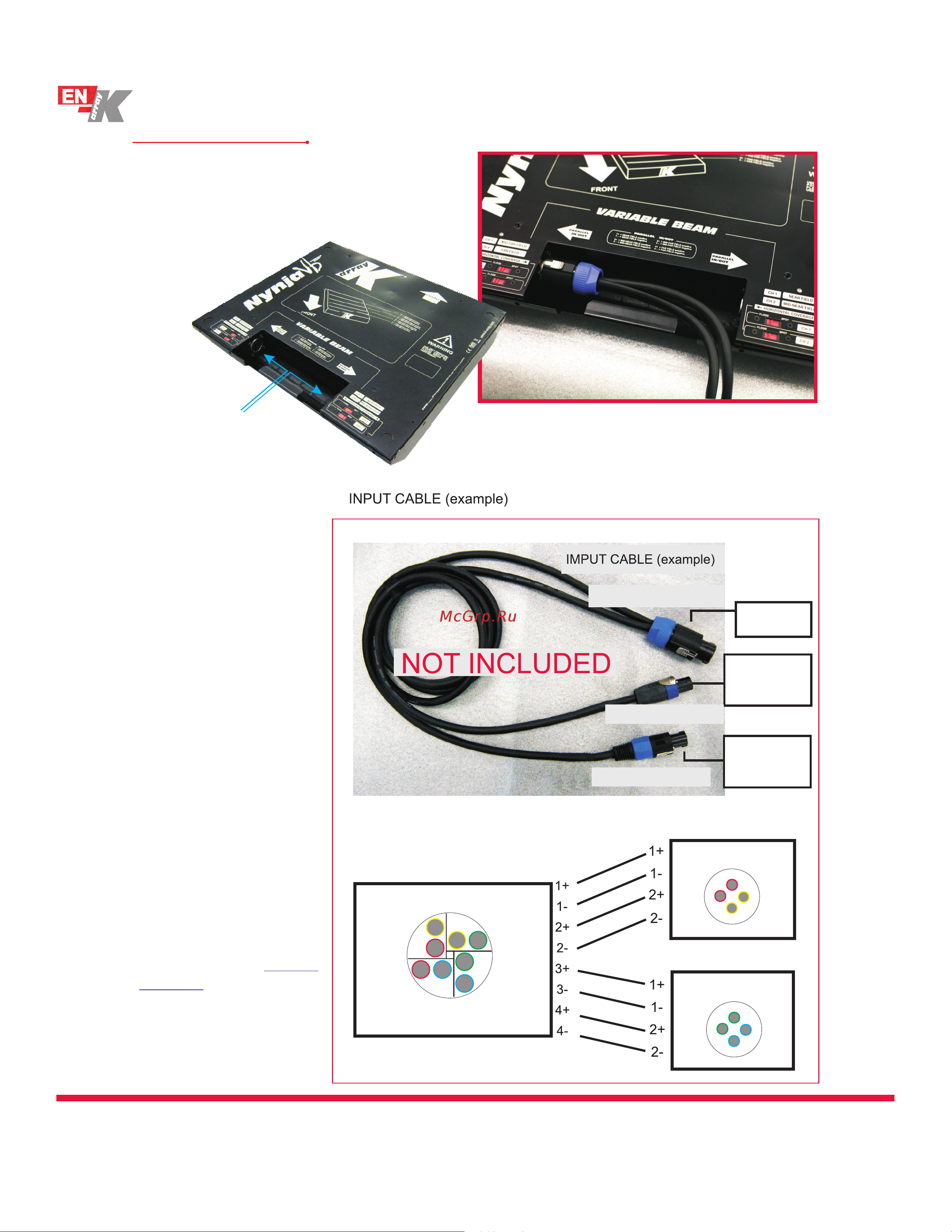 K-ARRAY KJ50vb [8/16] Pin speakon