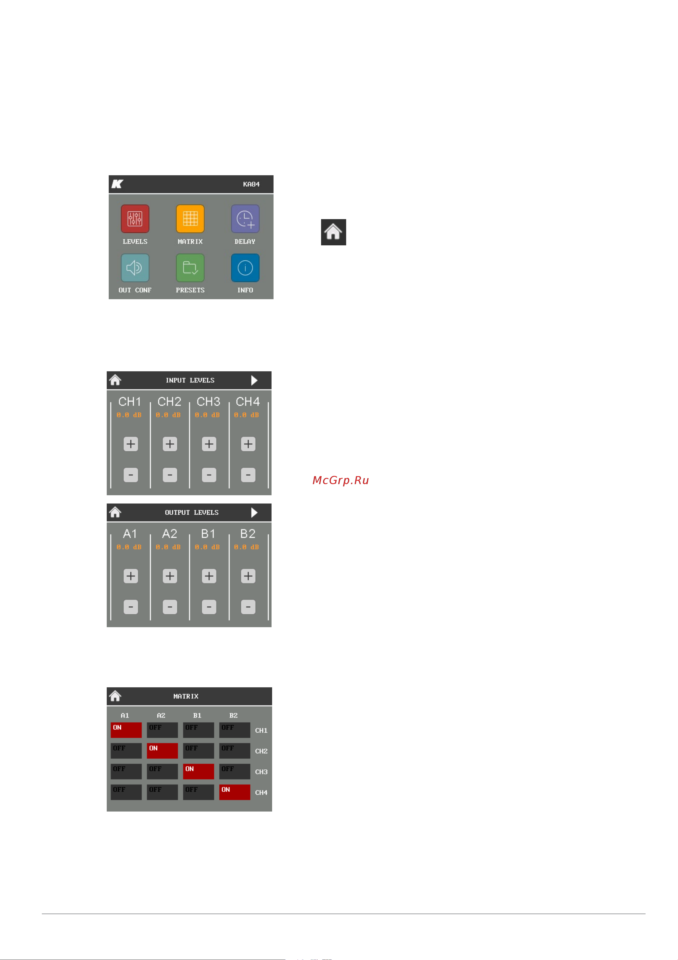 K-ARRAY KA24 [14/22] Touch screen functions