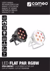 Flat PAR 1 RGBW IR Bk