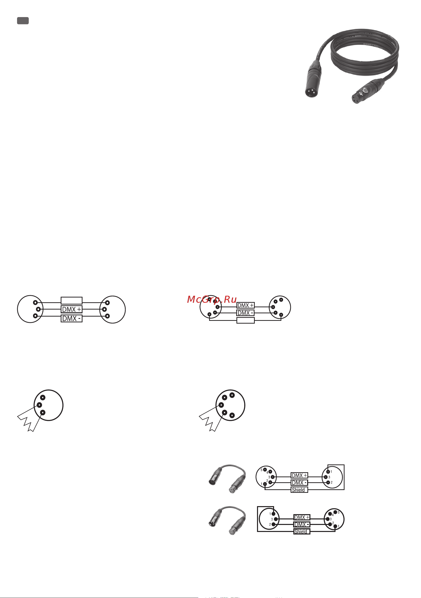CAMEO PAR 64 CAN Q 8W PS [32/44] Collegare il connettore xlr maschio a 3 o 5 poli del cavo dmx con l uscita dmx presa xlr femmina del primo dispositivo dmx ad esempio controller dmx 2 collegare il con...