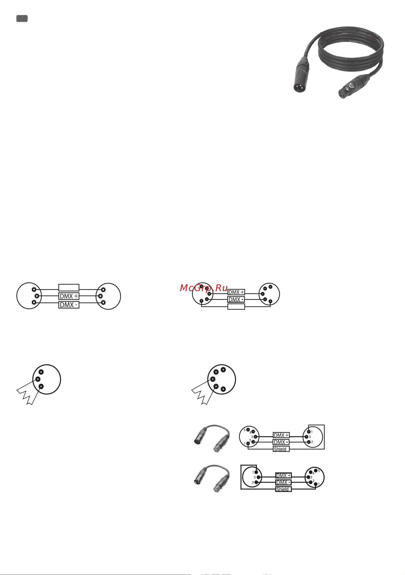 CAMEO Flash Bar 150 [26/40] Reliez la fiche xlr mâle 3 ou 5 points du câble dmx à la sortie dmx embase xlr femelle du premier appareil dmx par exemple un contrôleur dmx 2 reliez le connecteur xlr femelle du câble dmx relié au premier projecteur à l entrée dmx connecteur xlr mâle de l appareil dmx suivant reliez la sortie dmx de cet appareil selon le même méthode à l entrée dmx de l appareil dmx suivant et ainsi de suite veillez à ce que tous les appareils dmx soient reliés en série et n oubliez pas que les liaisons ne peuvent être partagées sans utiliser de splitter actif ne pas dépasser le nombre maximal d appareils par chaîne dmx soit 32