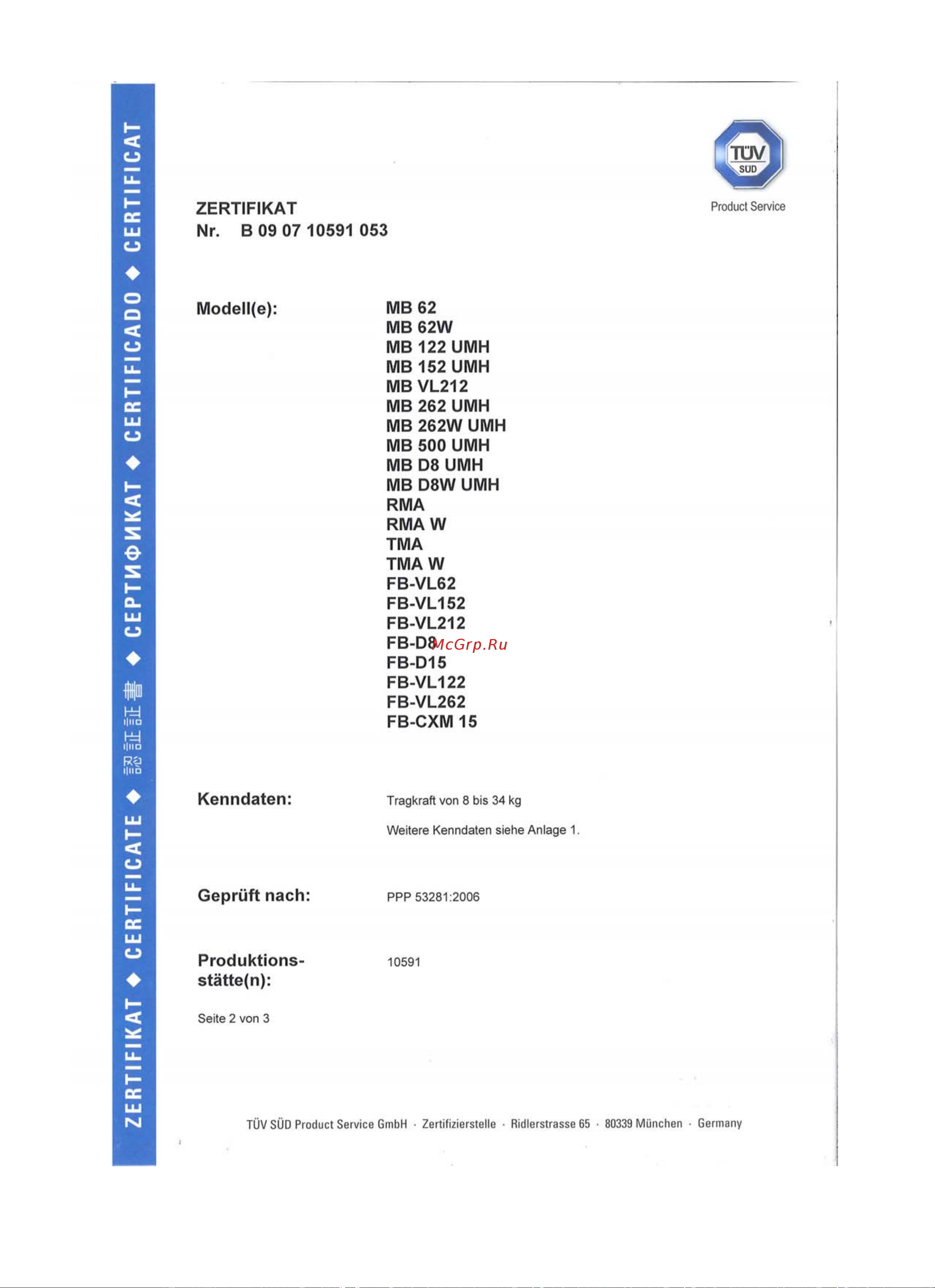 Dynacord D 12-3 Руководство по эксплуатации онлайн [37/40] 777820