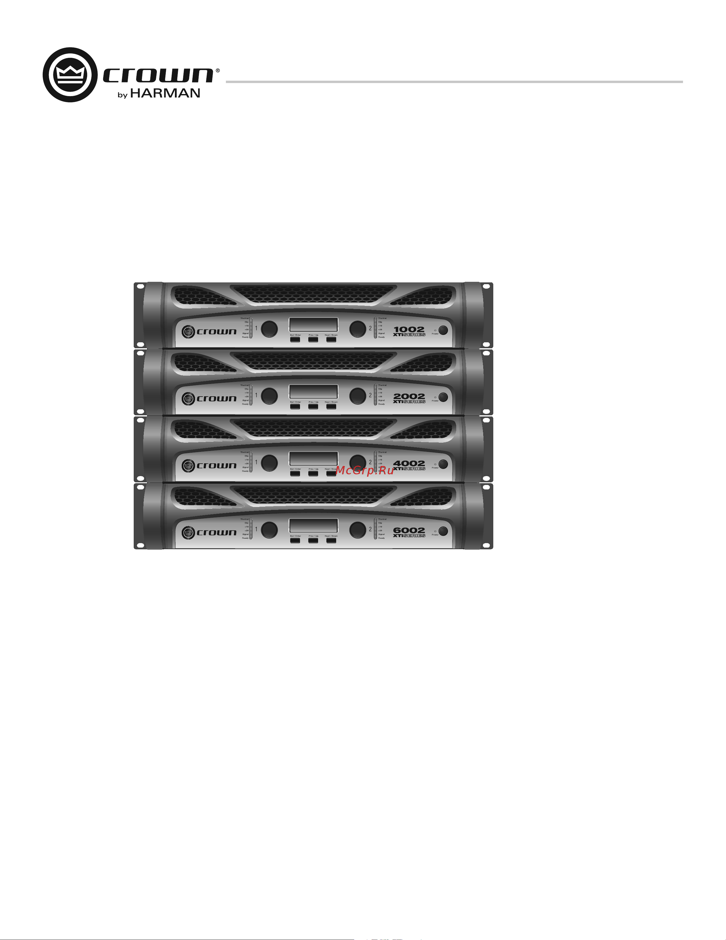 Crown Xti 4002 Руководство по эксплуатации онлайн