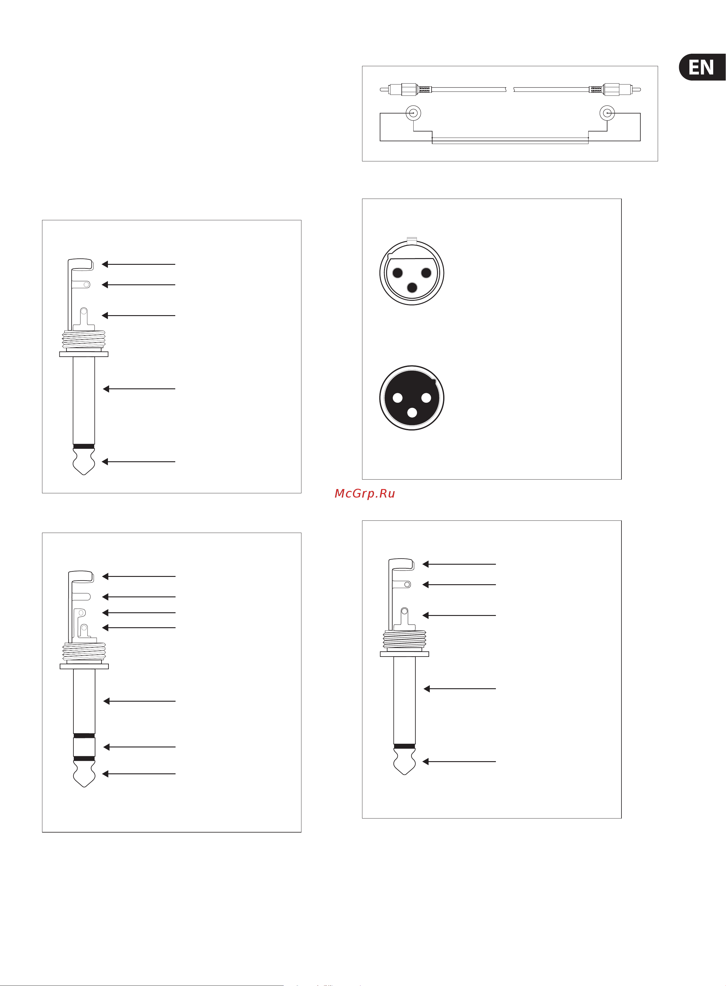 Behringer SX2442FX EURODESK [15/21] Audio connectors 5