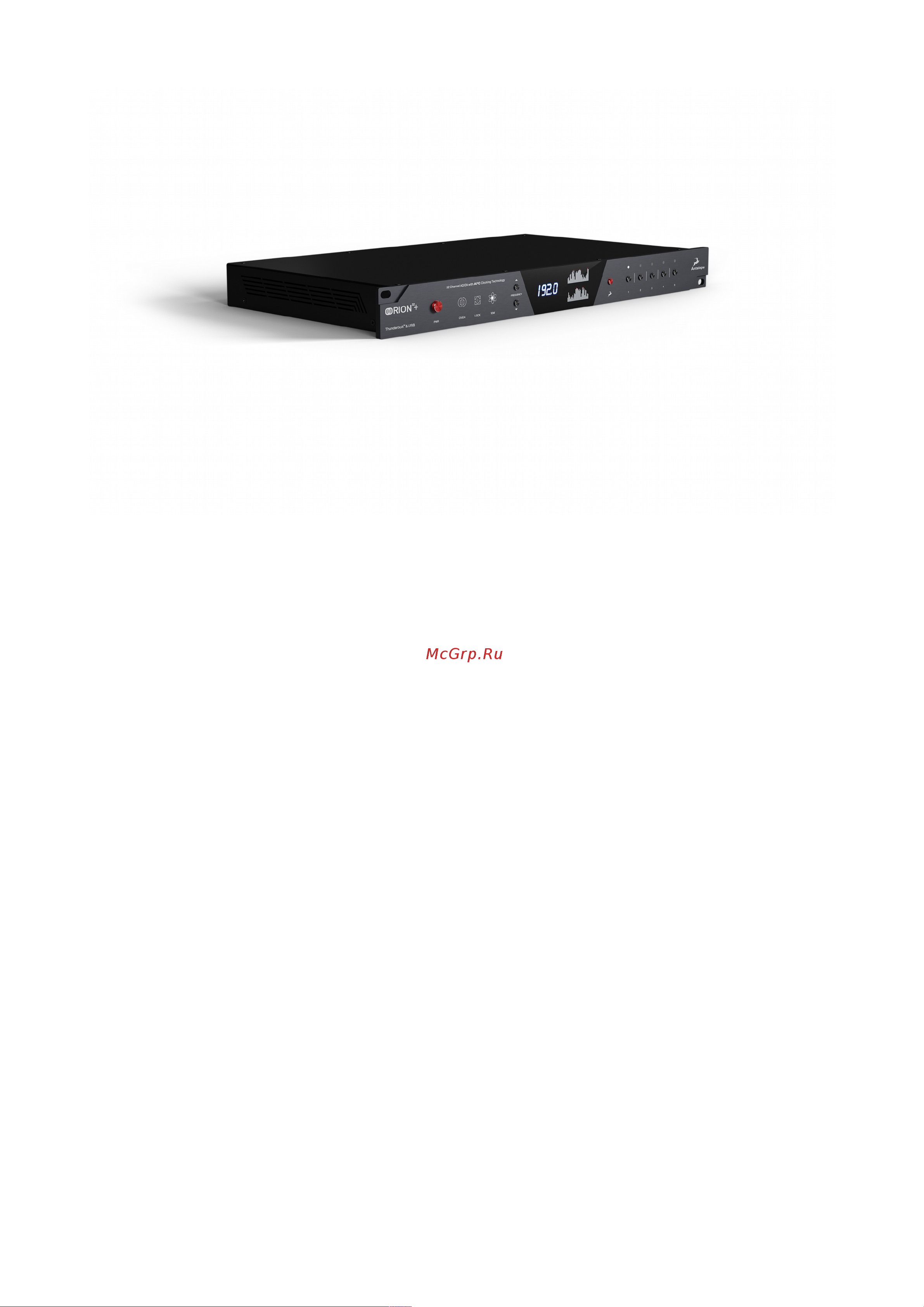 Antelope Audio Orion 32+ | Gen 3 Руководство по эксплуатации онлайн