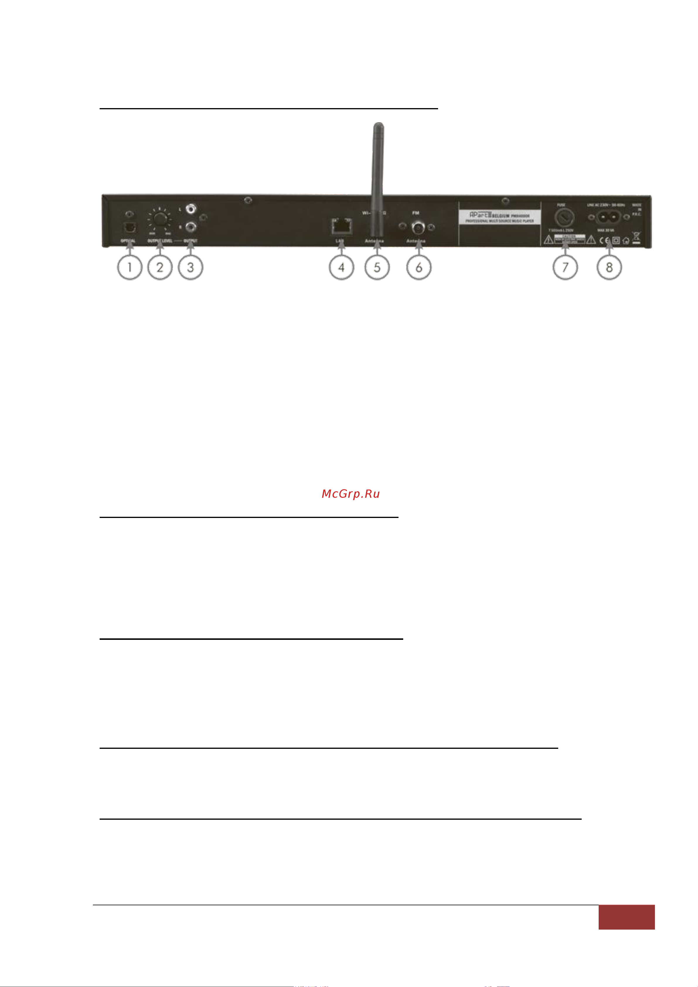 APart PMR4000RMKII [3/10] Www audio apart ru 3