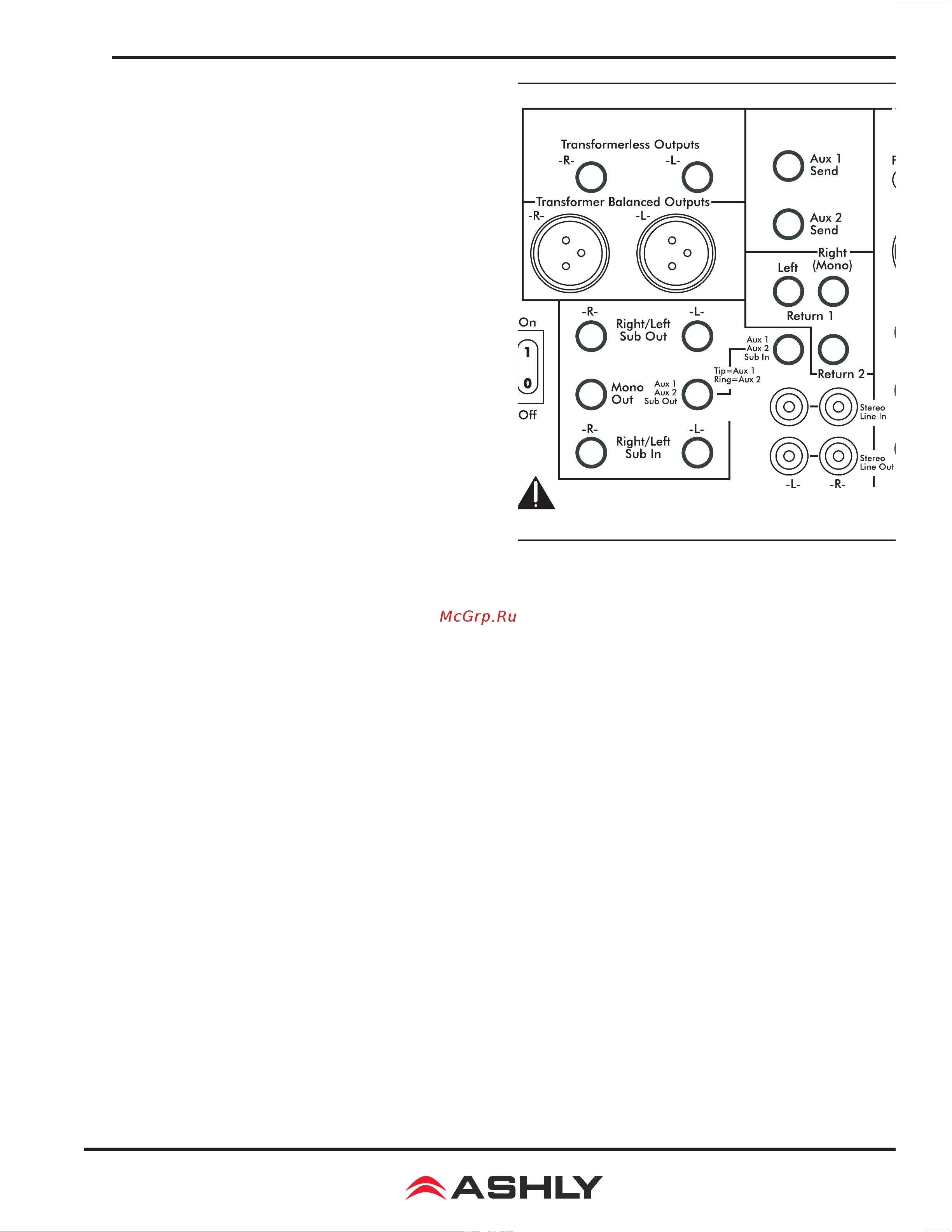 ASHLY MX-508 [7/12] Operating manual mx 508 stereo microphone line mixer