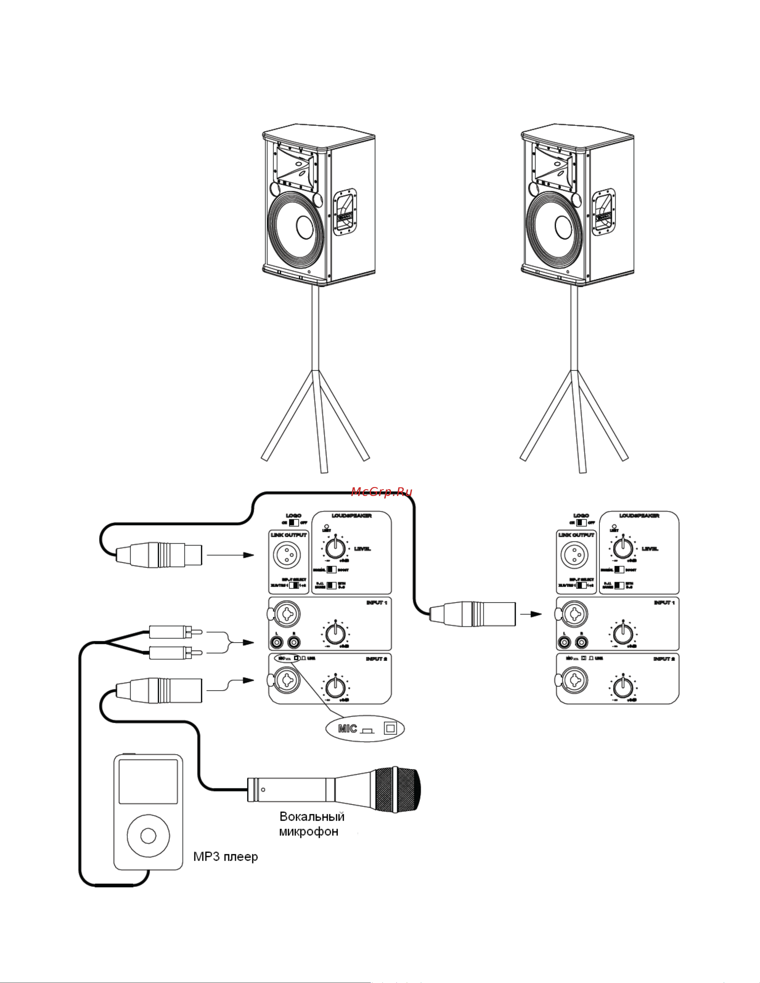 ELECTRO VOICE ELX112P [12/20] Рекомендуемые конфигурации