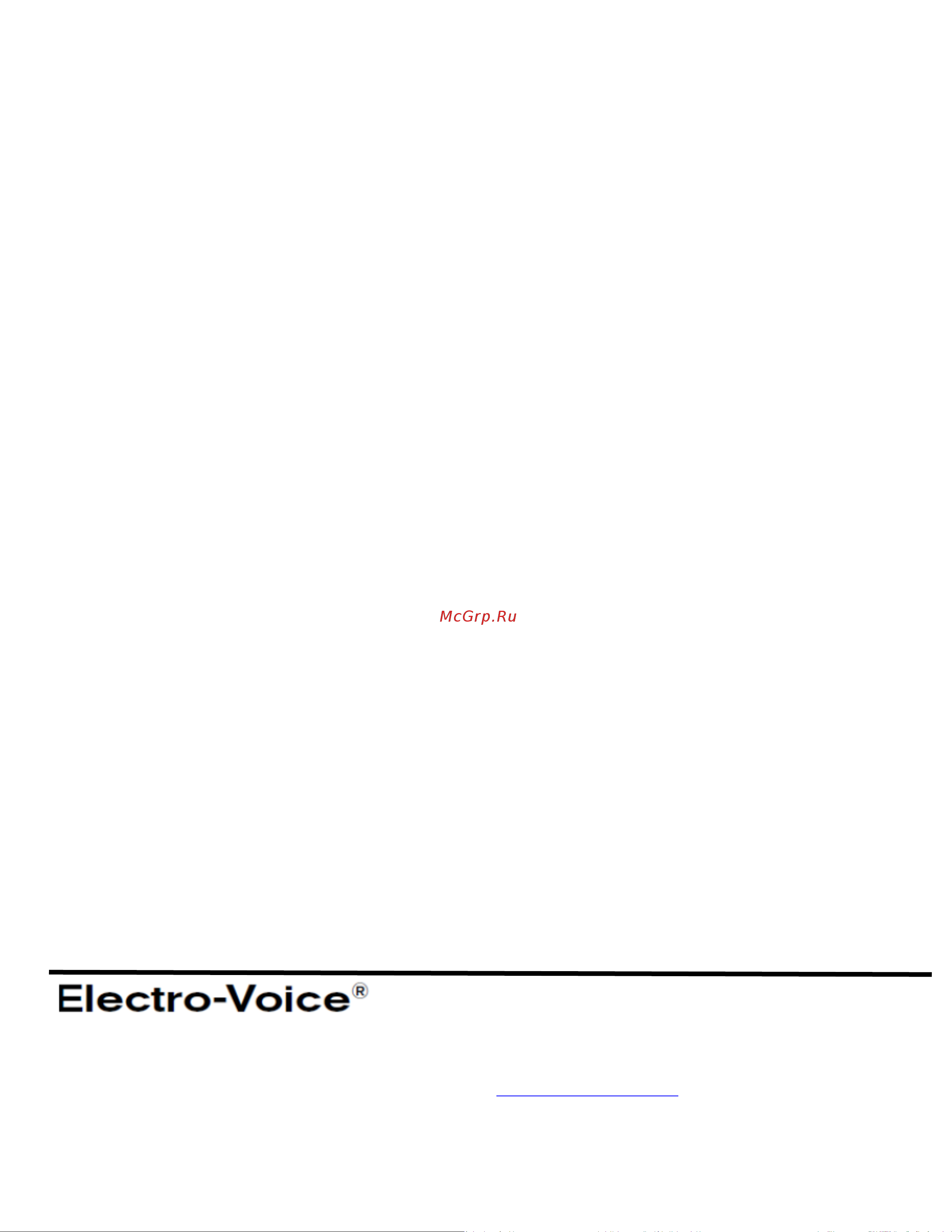 ELECTRO VOICE ELX112P Руководство по эксплуатации онлайн [20/20] 777862